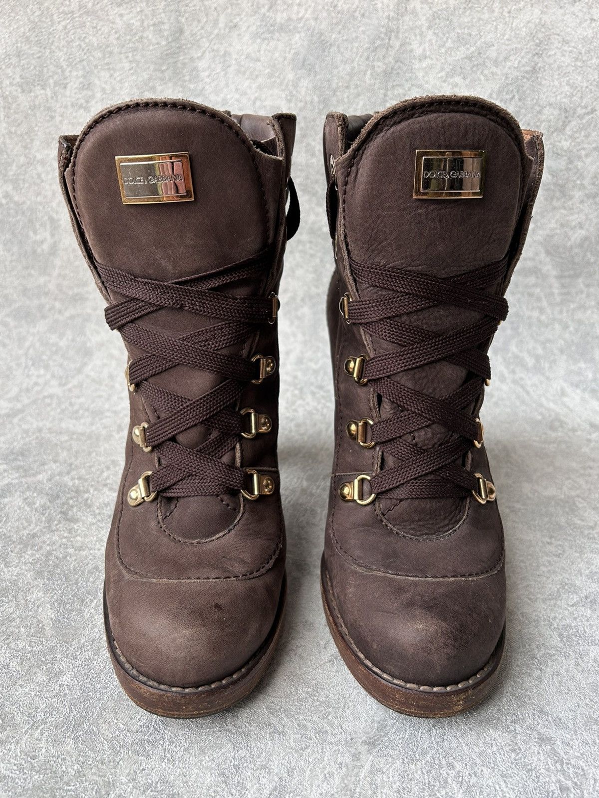 Dolce & Gabbana Y2K Dolce Gabbana Leather Western Ankle Boots Size US 8 / IT 38 - 17 Thumbnail