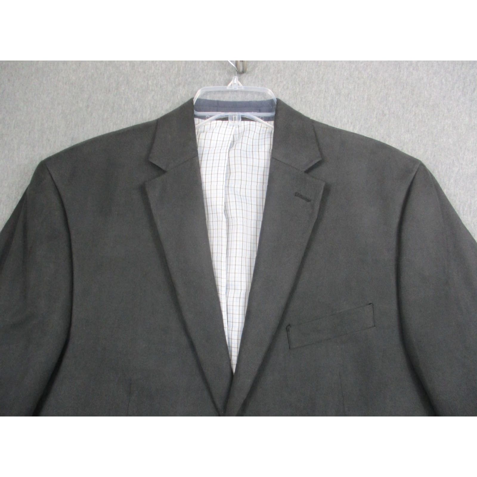 Ralph Lauren Lauren Ralph Lauren Blazer Mens 44R Gray Two Button Notch Lapel Sport Coat Lined Size 44R - 2 Thumbnail