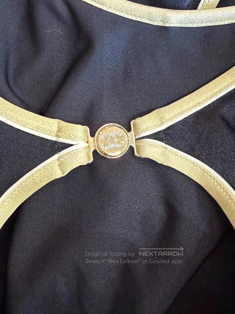 Chanel Chanel 25M Coco Beach One-piece Swimsuit Size 42" / US 20 - 4 Thumbnail