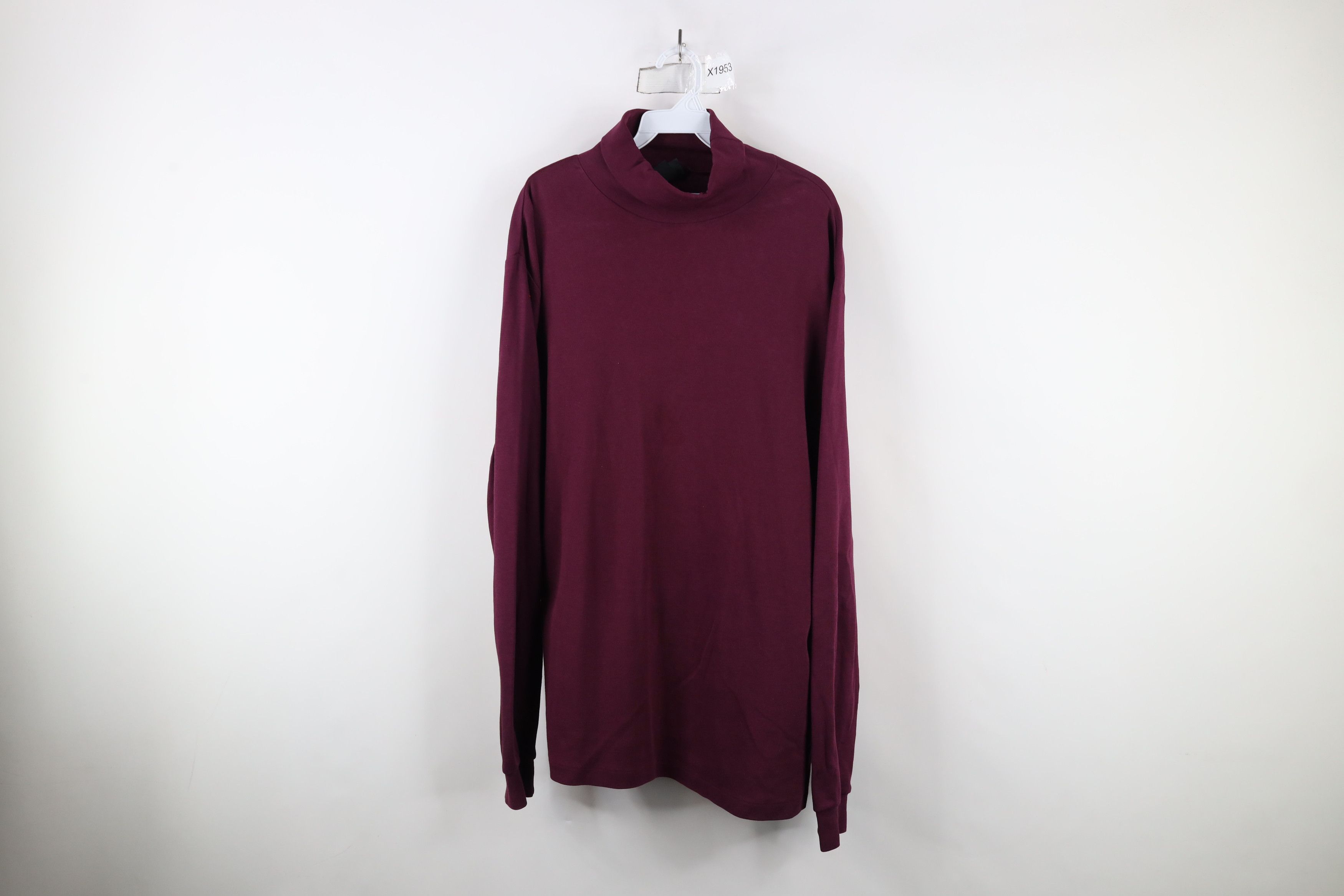 Eddie Bauer × Vintage Vintage 90s Eddie Bauer Long Sleeve Turtleneck T-Shirt USA Size US XL / EU 56 / 4 - 1 Thumbnail