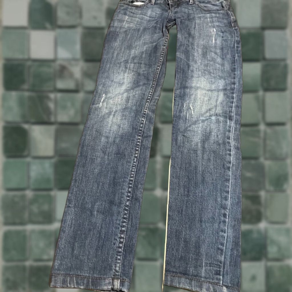 Zara Zara Jeans Womens Size 6 Blue Denim Straight Jeans Women Size 6 Blue Denim Size 28" / US 6 / IT 42 - 1 Thumbnail