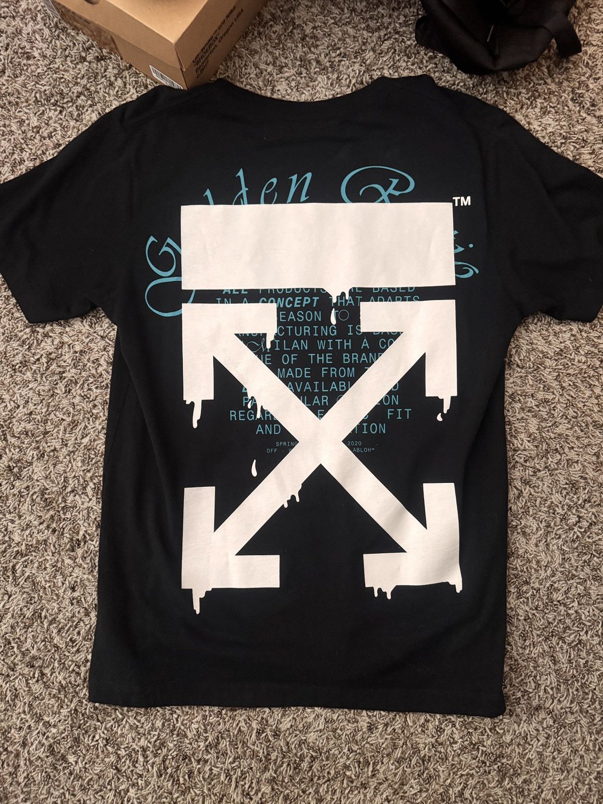 Off-White Off-White Golden Ratio Tee Size US L / EU 52-54 / 3 - 1 Thumbnail