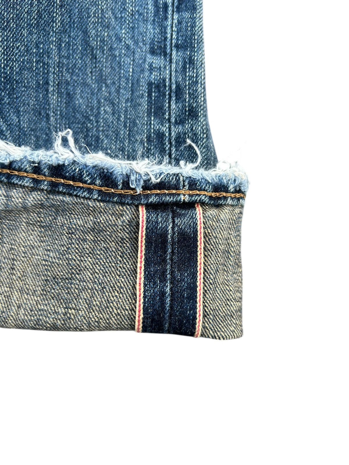 Kapital Vintage Edwin 505 Selvedge Distressed Denim Jeans Size US 33 - 3 Thumbnail