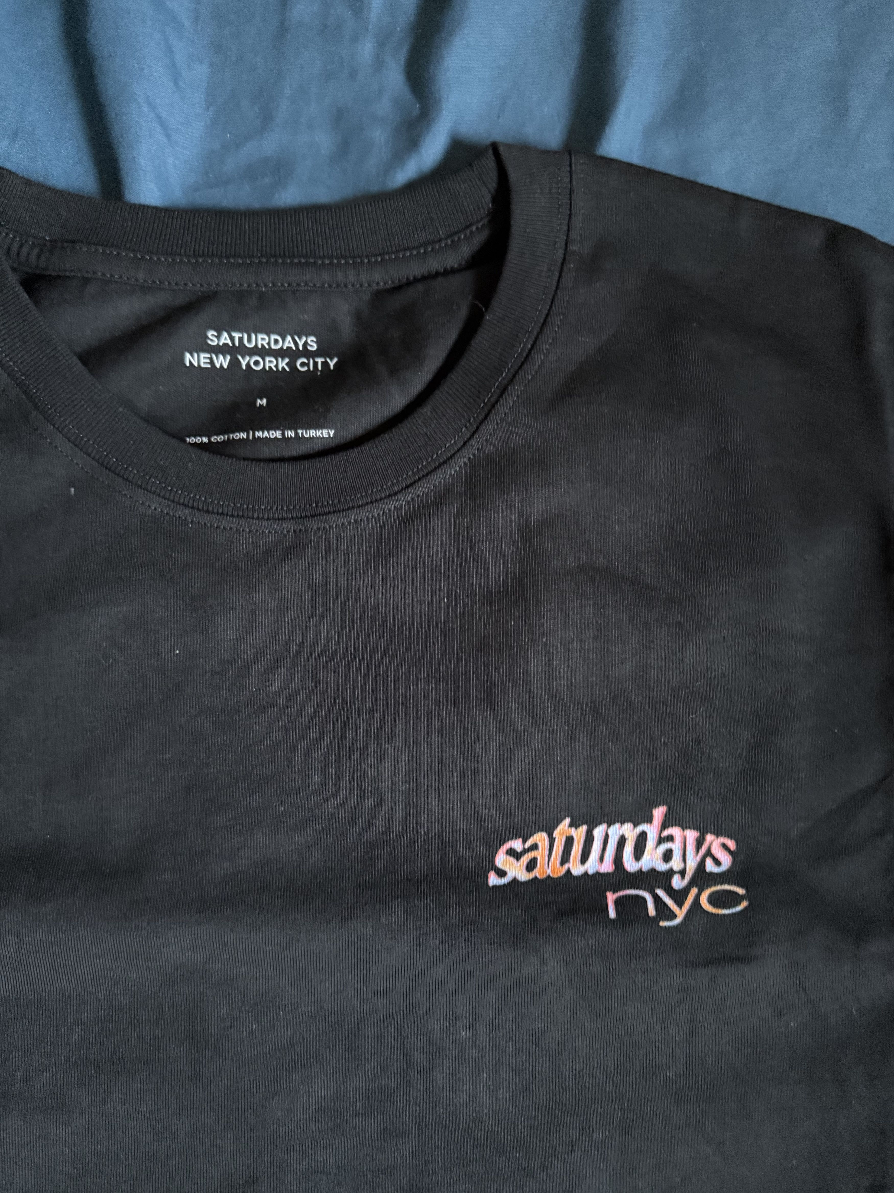 Saturdays NYC Saturdays NYC MOVEMENT Standard Short Sleeve Tee Medium $58 Size US M / EU 48-50 / 2 - 3 Thumbnail