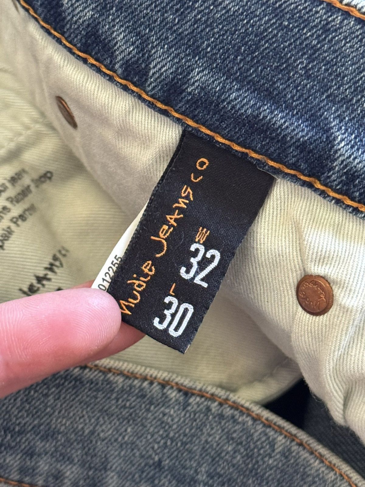 Nudie Jeans Nudie Jeans co 32/30 Grim Tim denim pants trousers jeans 👖 Size US 32 / EU 48 - 13 Thumbnail
