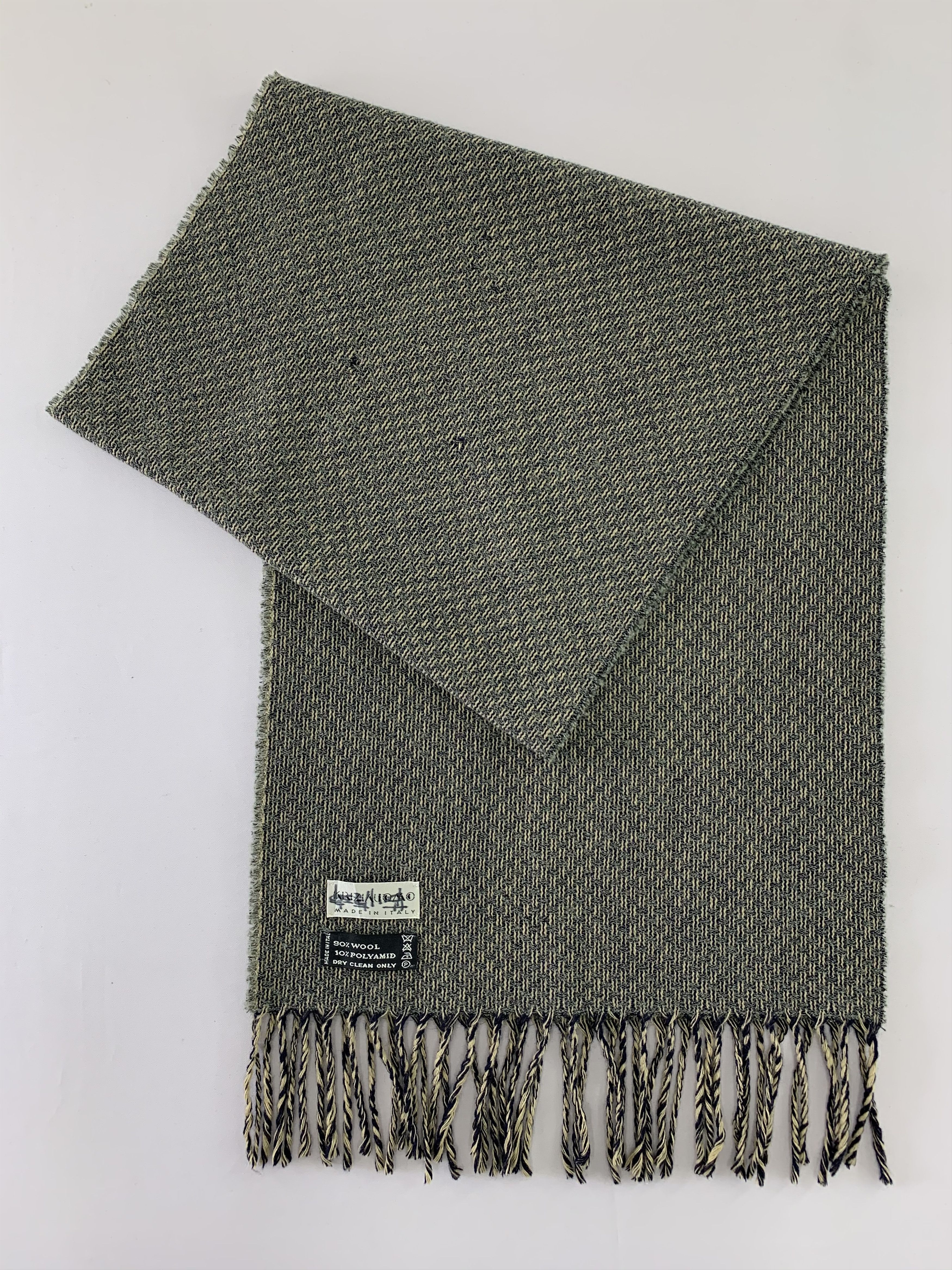 Krizia Uomo Krizia Scarf Wool Muffler Neck Wrap BL4230 Size ONE SIZE - 2 Thumbnail