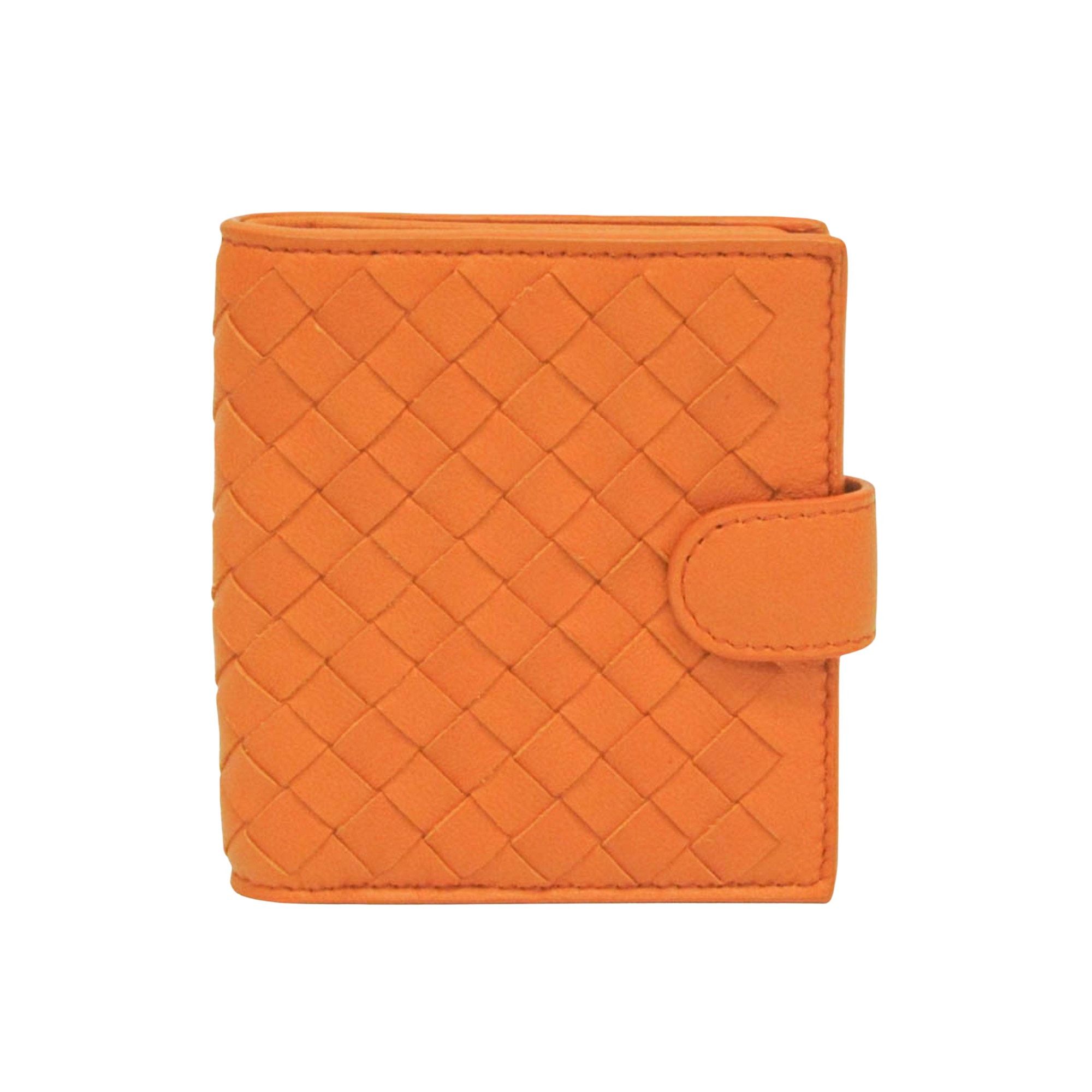 Bottega Veneta Orange Leather Wallet (Pre-Owned) Size ONE SIZE - 1 Thumbnail