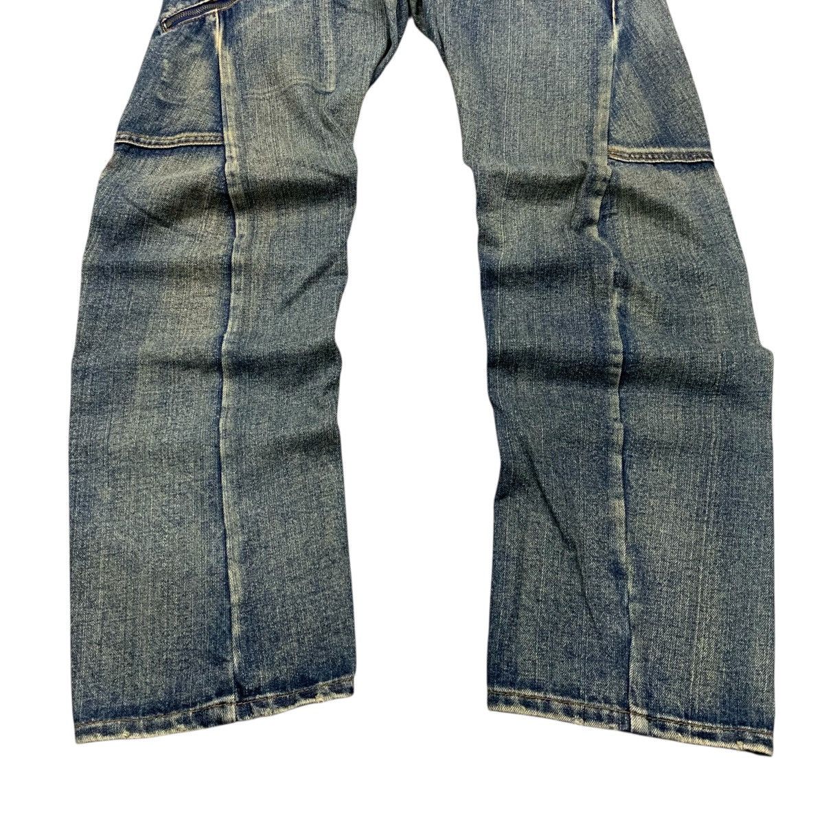 Japanese Brand LGB Style 2000’s KMK Double Waist Mudwash Jeans Size US 31 - 11 Thumbnail