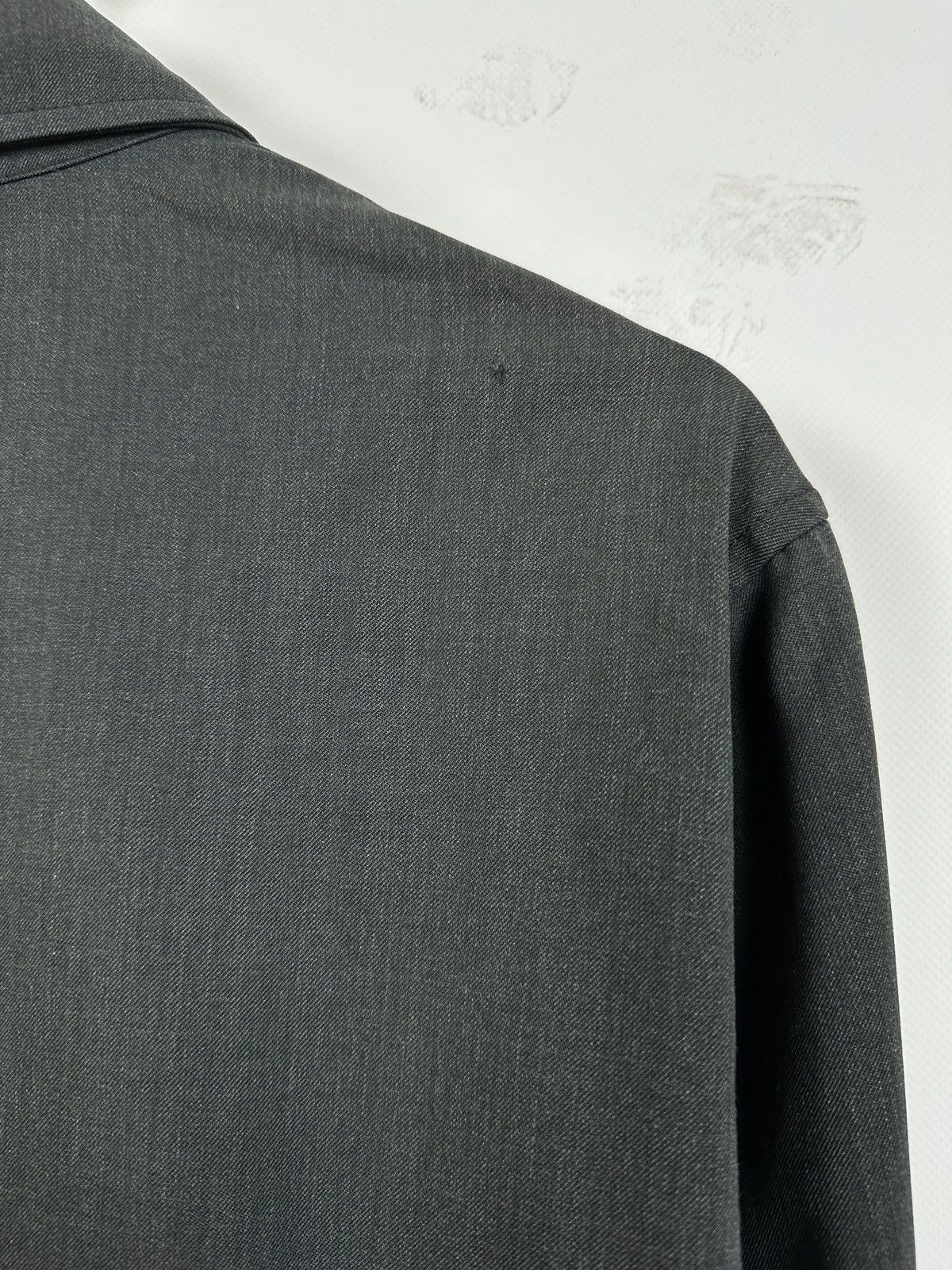 Prada Vintage Prada Technical Zip/Button Wool Shirt Size US L / EU 52-54 / 3 - 20 Thumbnail