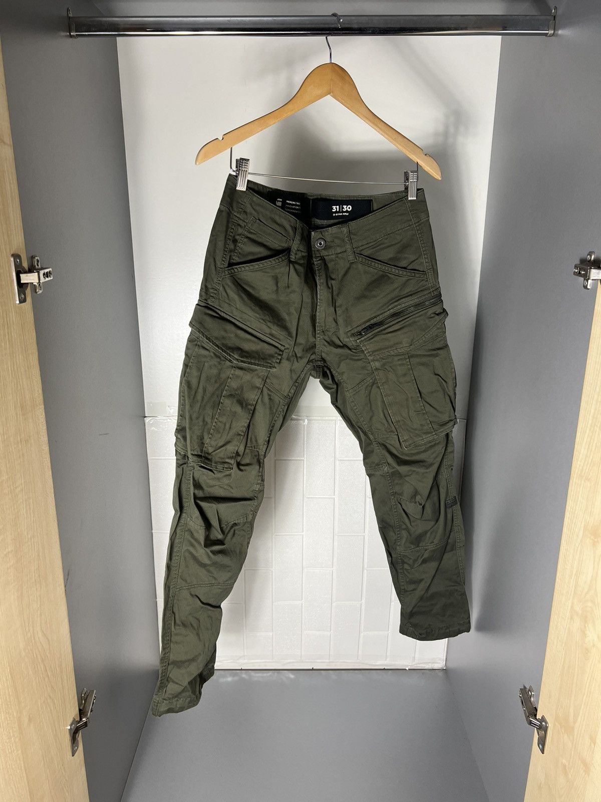 G-Star × Japanese Brand VERY RARE G STAR RAW MULTIPOCKET CARGO PANTS JAPAN STYLE Y2K Size US 31 - 1 Thumbnail