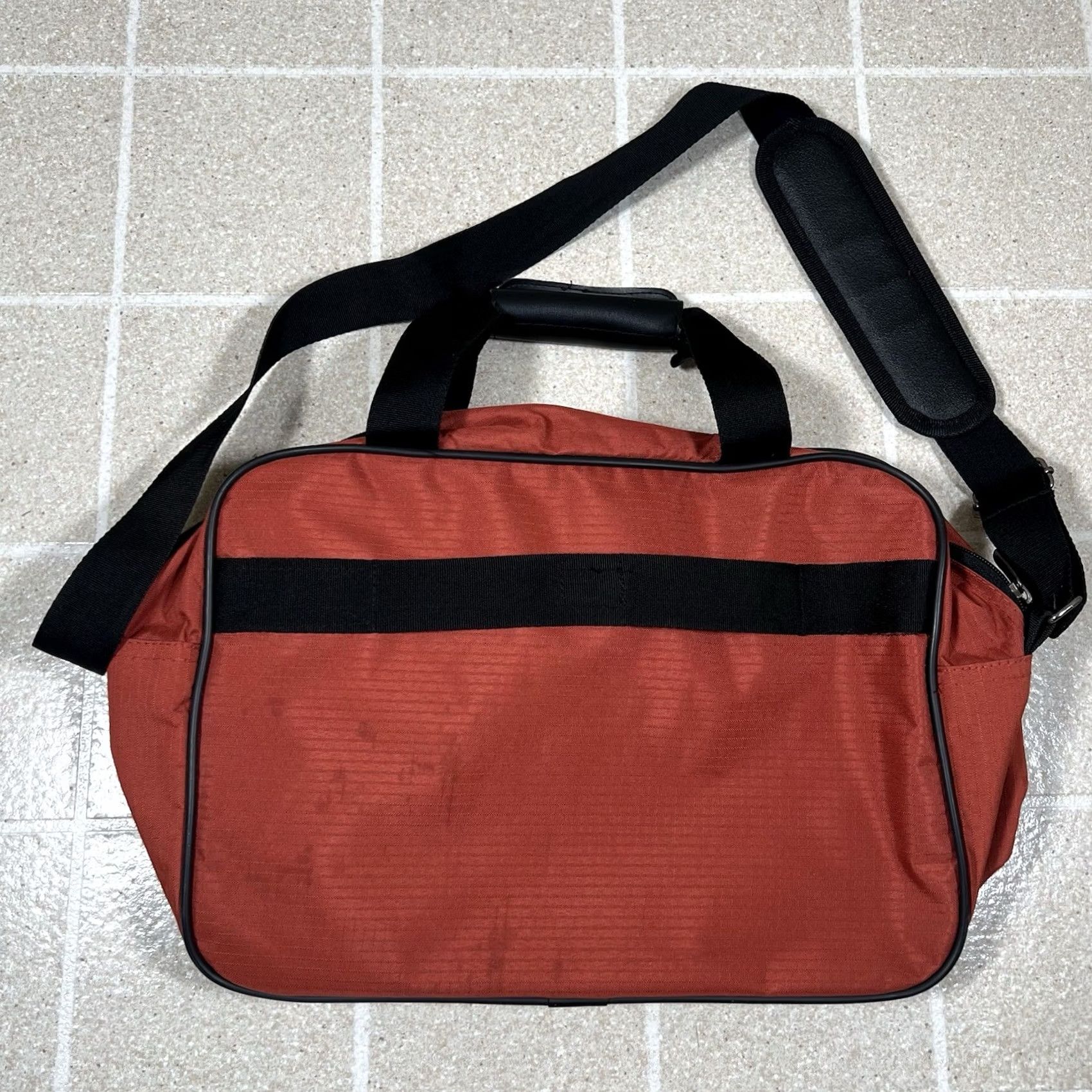 Eddie Bauer VINTAGE Eddie Bauer Duffle Bag Shoulder Strap Small Orange Canvas Men Size ONE SIZE - 2 Thumbnail