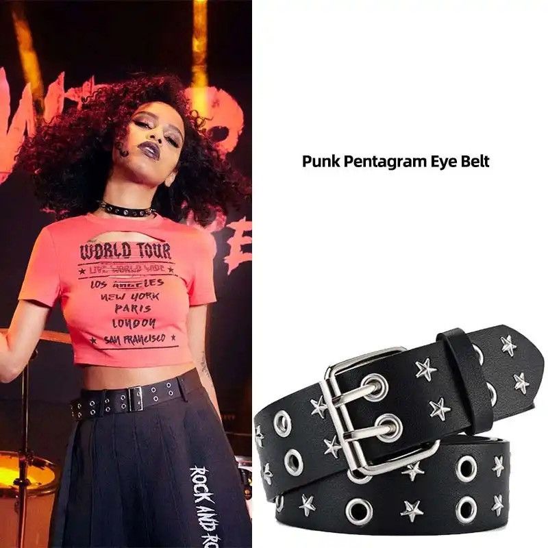 Japanese Brand × Vintage New Star Rivet Belt Size ONE SIZE - 5 Thumbnail