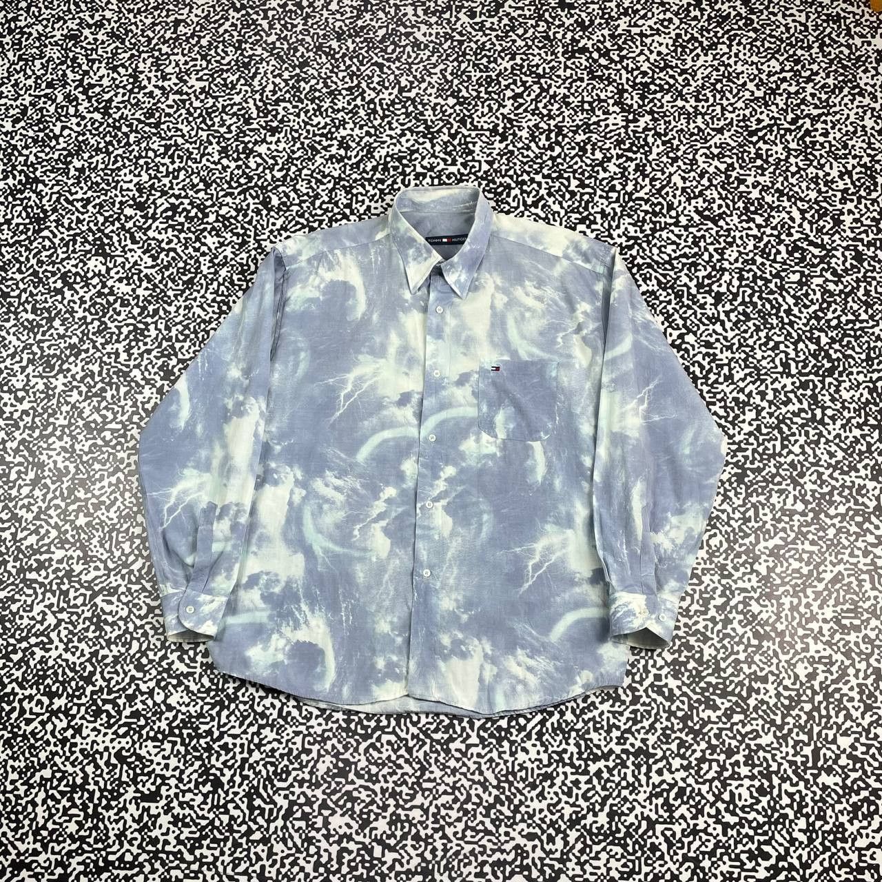 Tommy Hilfiger Vintage Y2K Tommy Hilfiger Retro Art Rare Shirt Size US XL / EU 56 / 4 - 1 Thumbnail