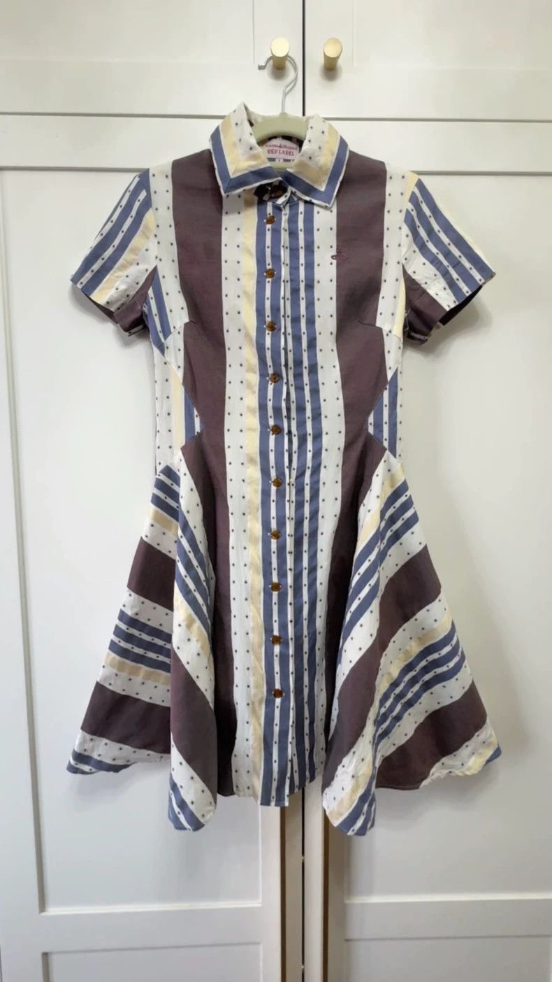 Vivienne Westwood Vivienne Westwood size1 Striped shirt dress Size S / US 4 / IT 40 - 1 Thumbnail