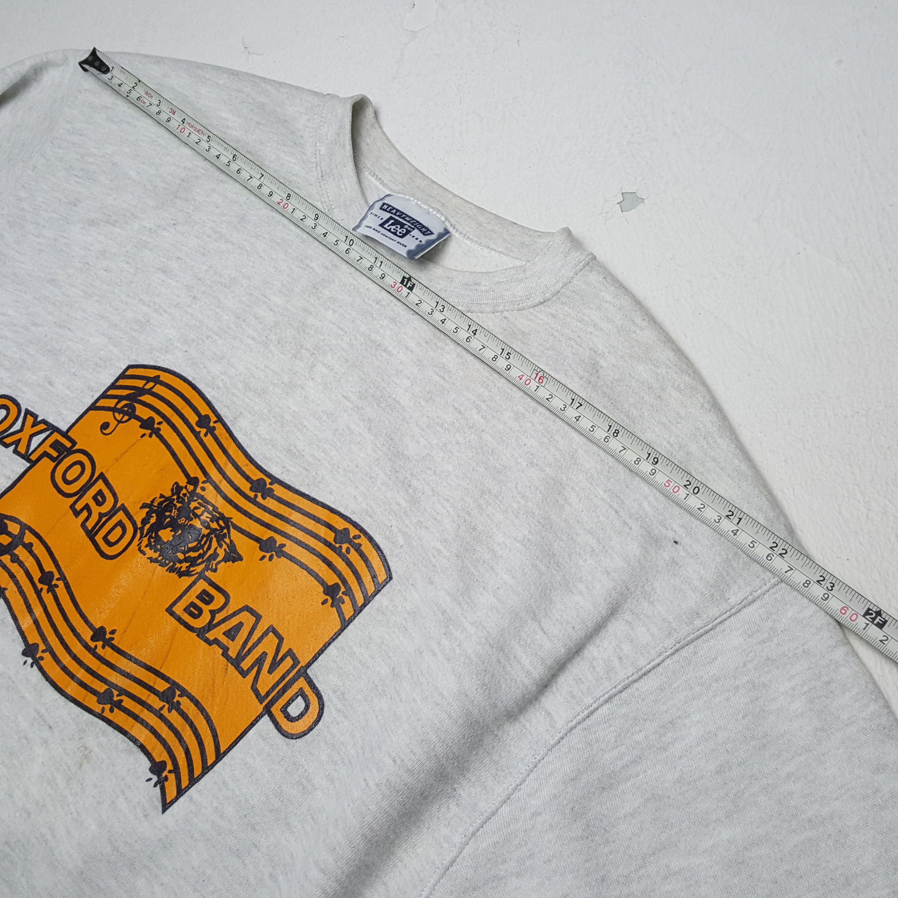 Band Tees × Lee × Vintage OXFORD BAND Vintage LEE Sweatshirt Size US M / EU 48-50 / 2 - 4 Thumbnail