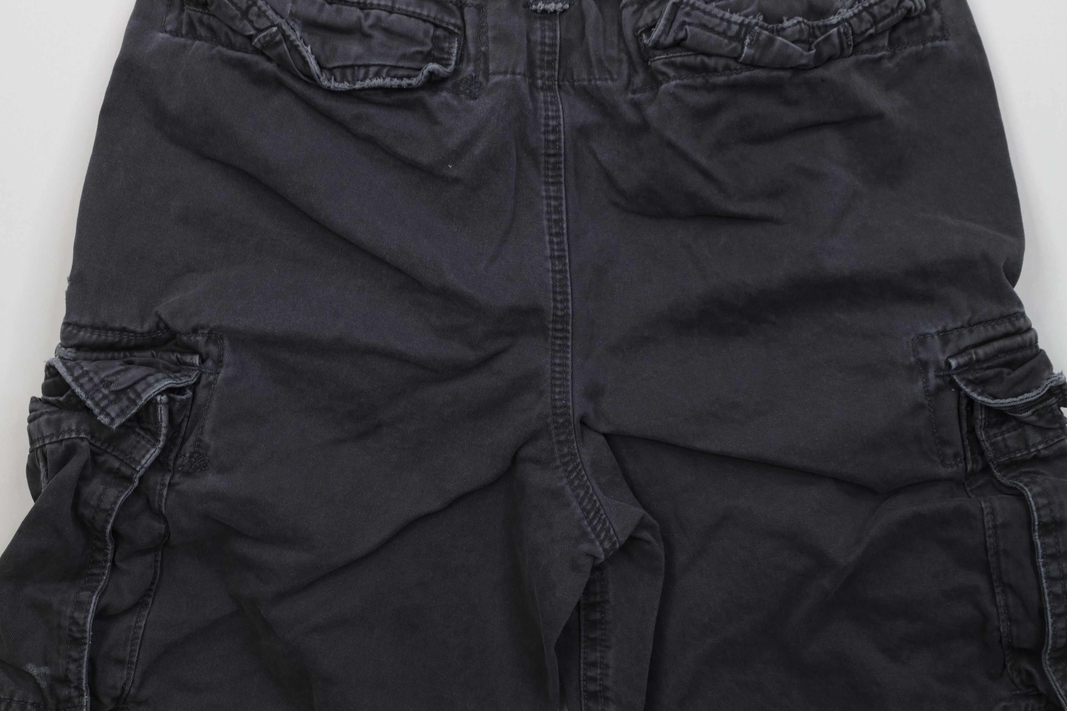 Abercrombie & Fitch Vintage 90s Y2K Abercrombie & Fitch Cargo Shorts Gray Size US 32 / EU 48 - 12 Thumbnail