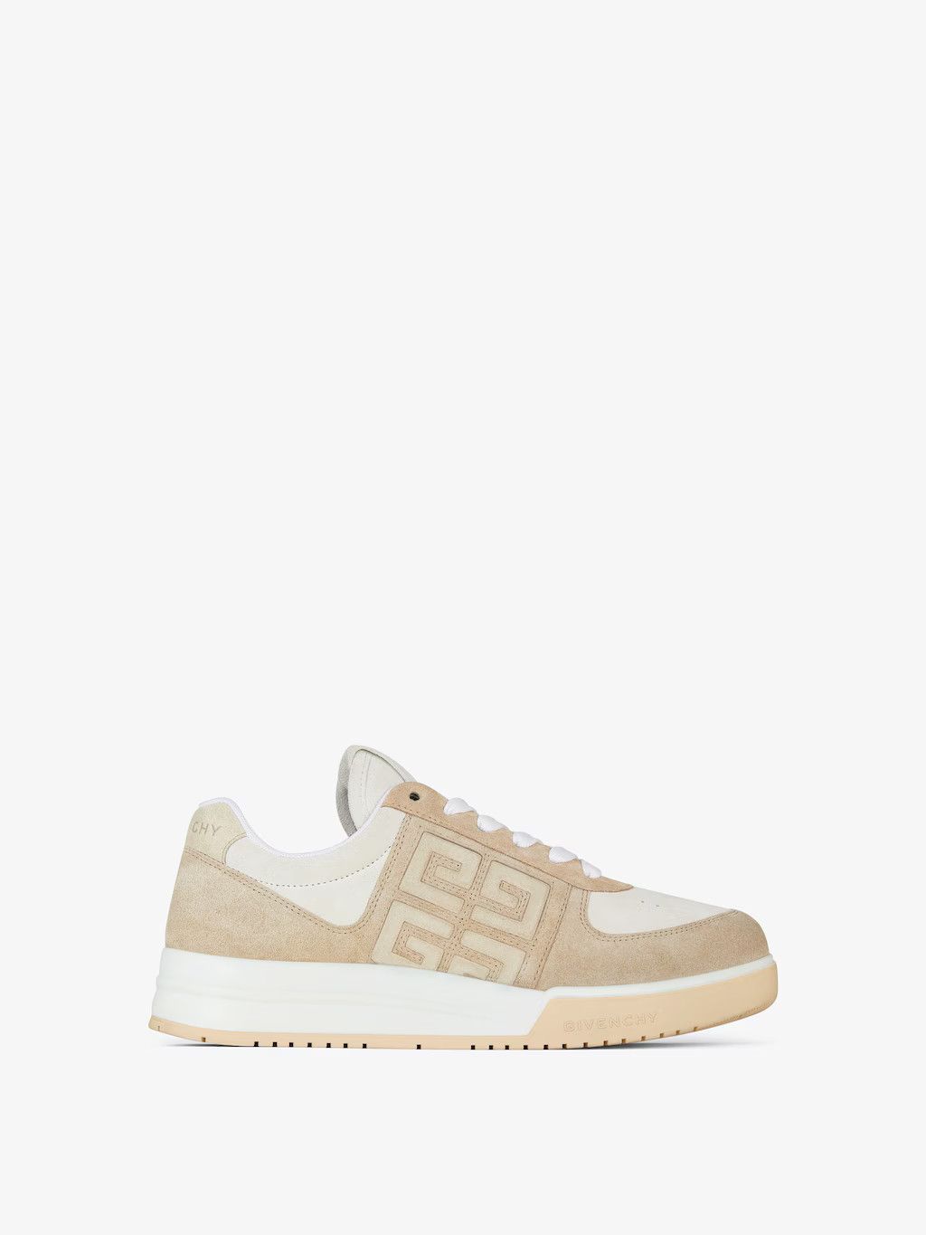 Givenchy o1srvl11e0625 G4 Sneakers In Suede in White/Beige Size US 9 / IT 39 - 1 Thumbnail