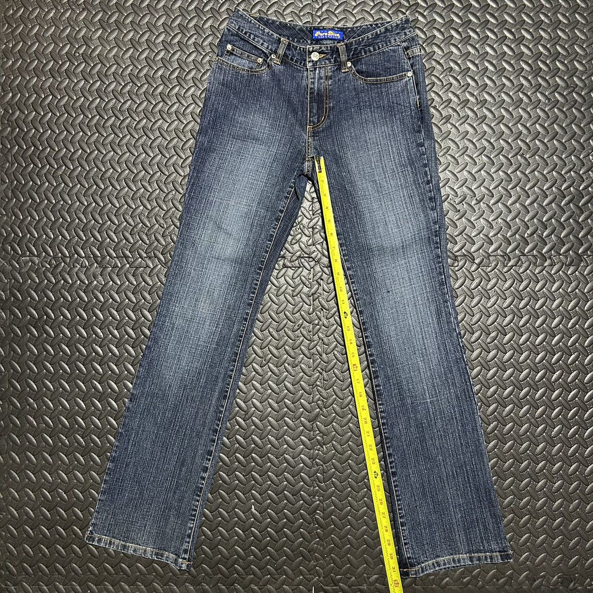 Designer × Vintage Pure Diva Jeans Straight Leg Low Rise Women’s Size 3 Juniors Size 26" / US 2 / IT 38 - 7 Thumbnail