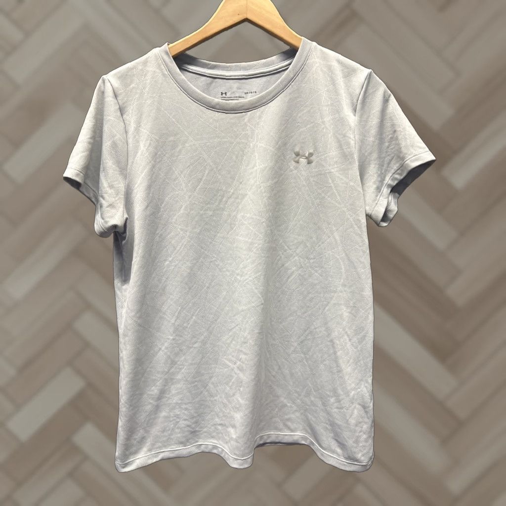 Under Armour Under Armour Tech Defense Jacquard Shirt Womens L Large Grey Loose Fit Size L / US 10 / IT 46 - 1 Thumbnail