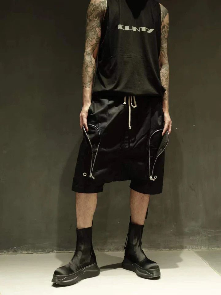 Rick Owens × Rick Owens Drkshdw Rick Owens Bauhaus Shorts | Grailed