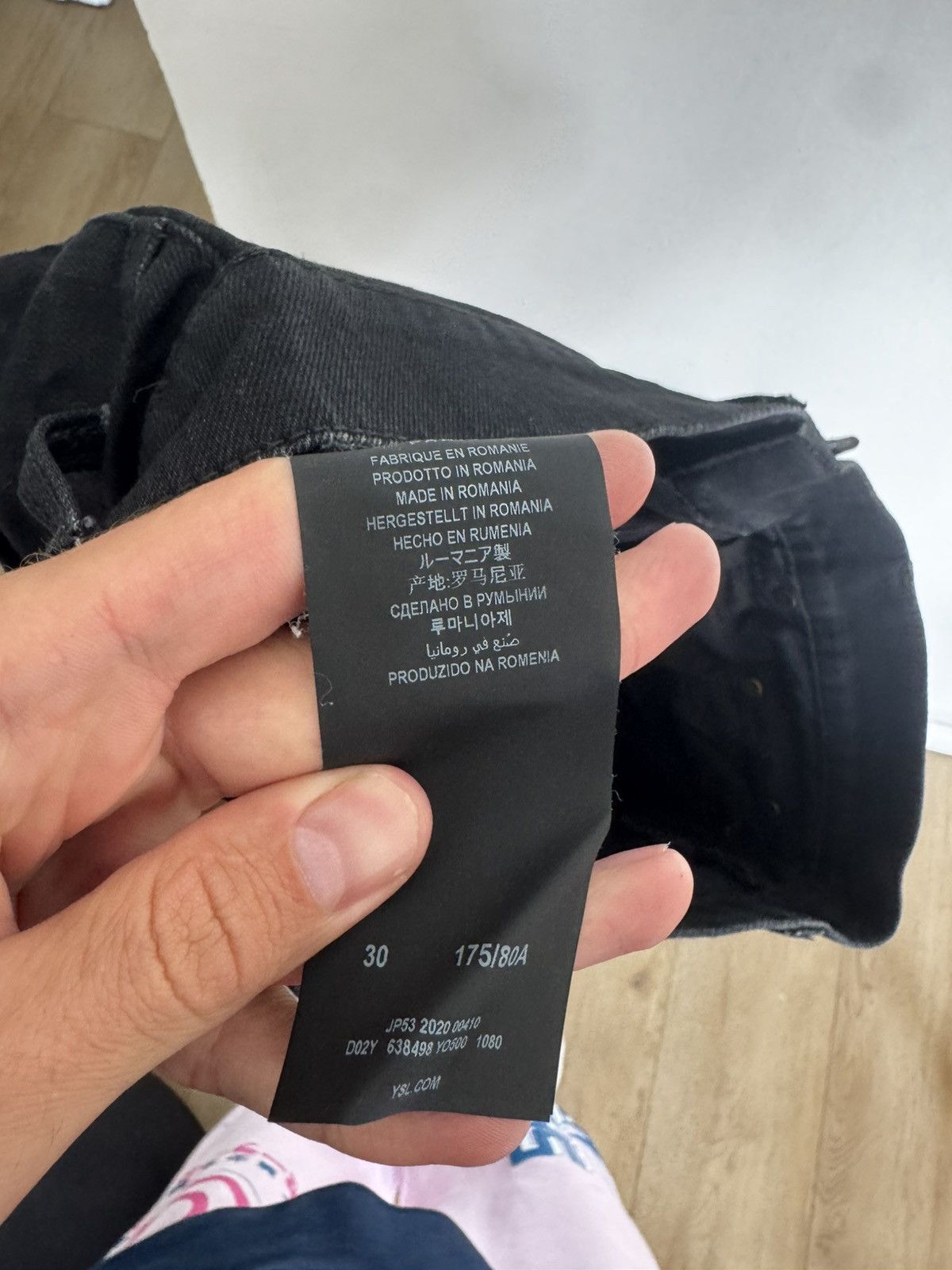 Saint Laurent Paris 2020 D02 Denim Size US 30 / EU 46 - 6 Thumbnail