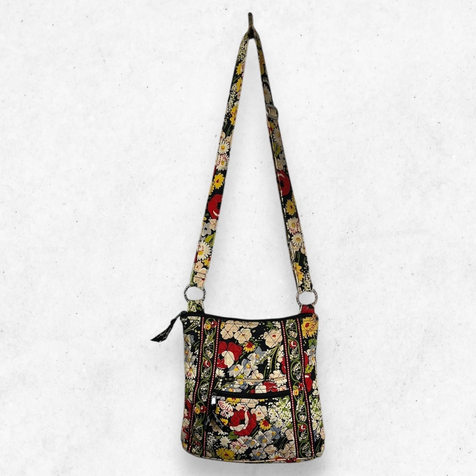 Vera Bradley Vera Bradley Retired Poppy Fields Crossbody Zip DAMAGED! Size ONE SIZE - 1 Thumbnail
