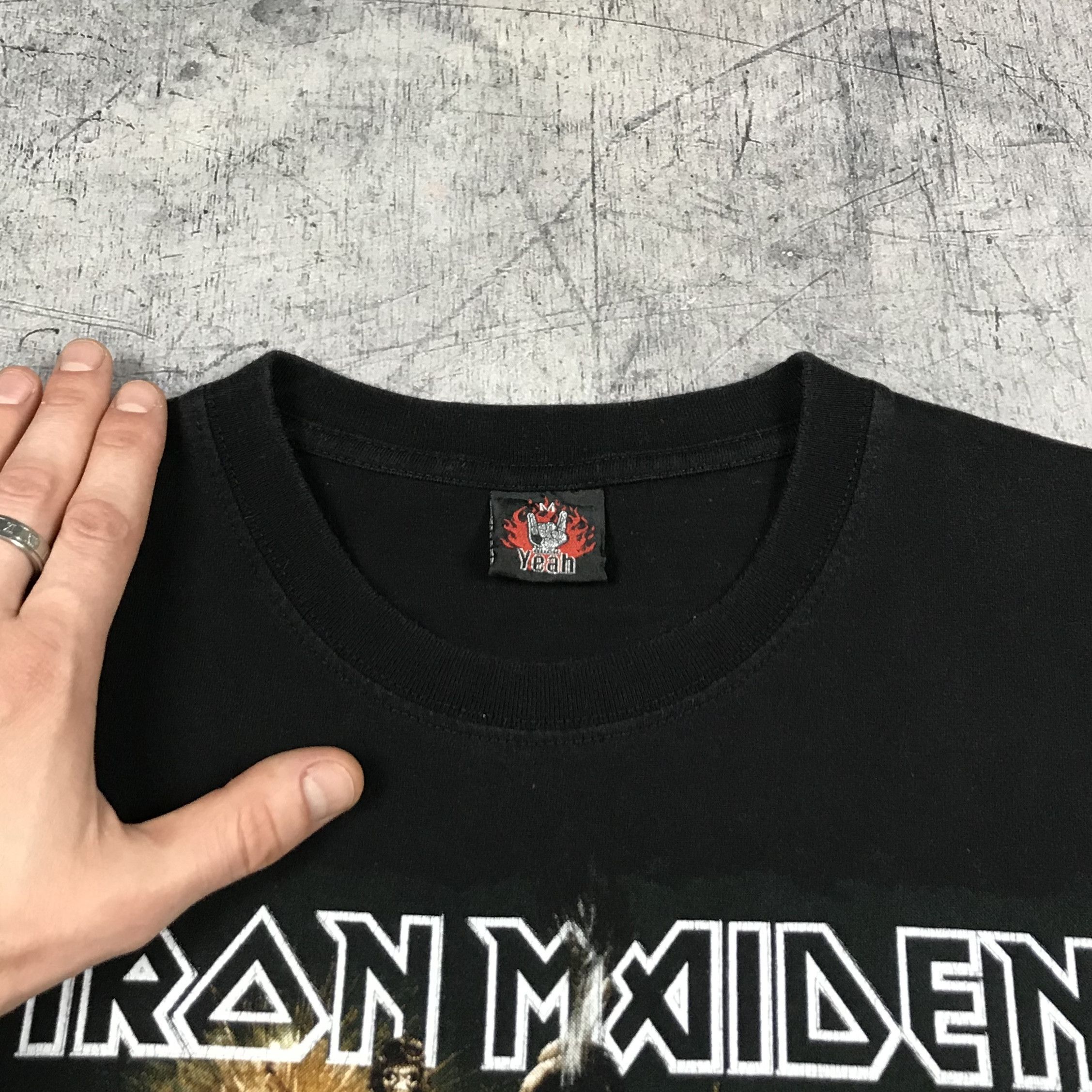 Band Tees Vintage Iron Maiden Matter Of Life Death Tee Size US M / EU 48-50 / 2 - 12 Thumbnail
