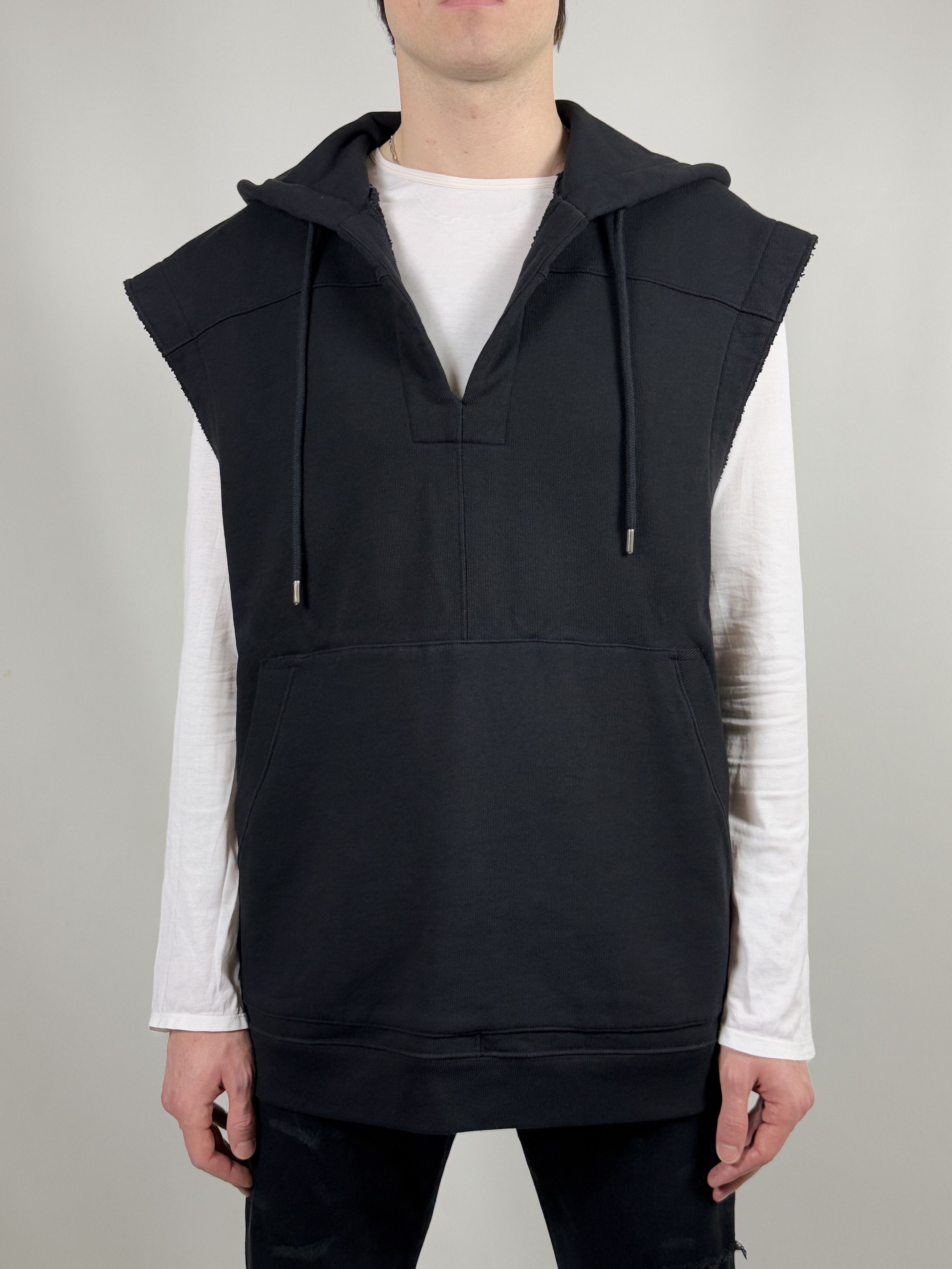Dries Van Noten Oversized sleeveless hoodie Rick Owens Vetements Vuja De Size US M / EU 48-50 / 2 - 2 Thumbnail