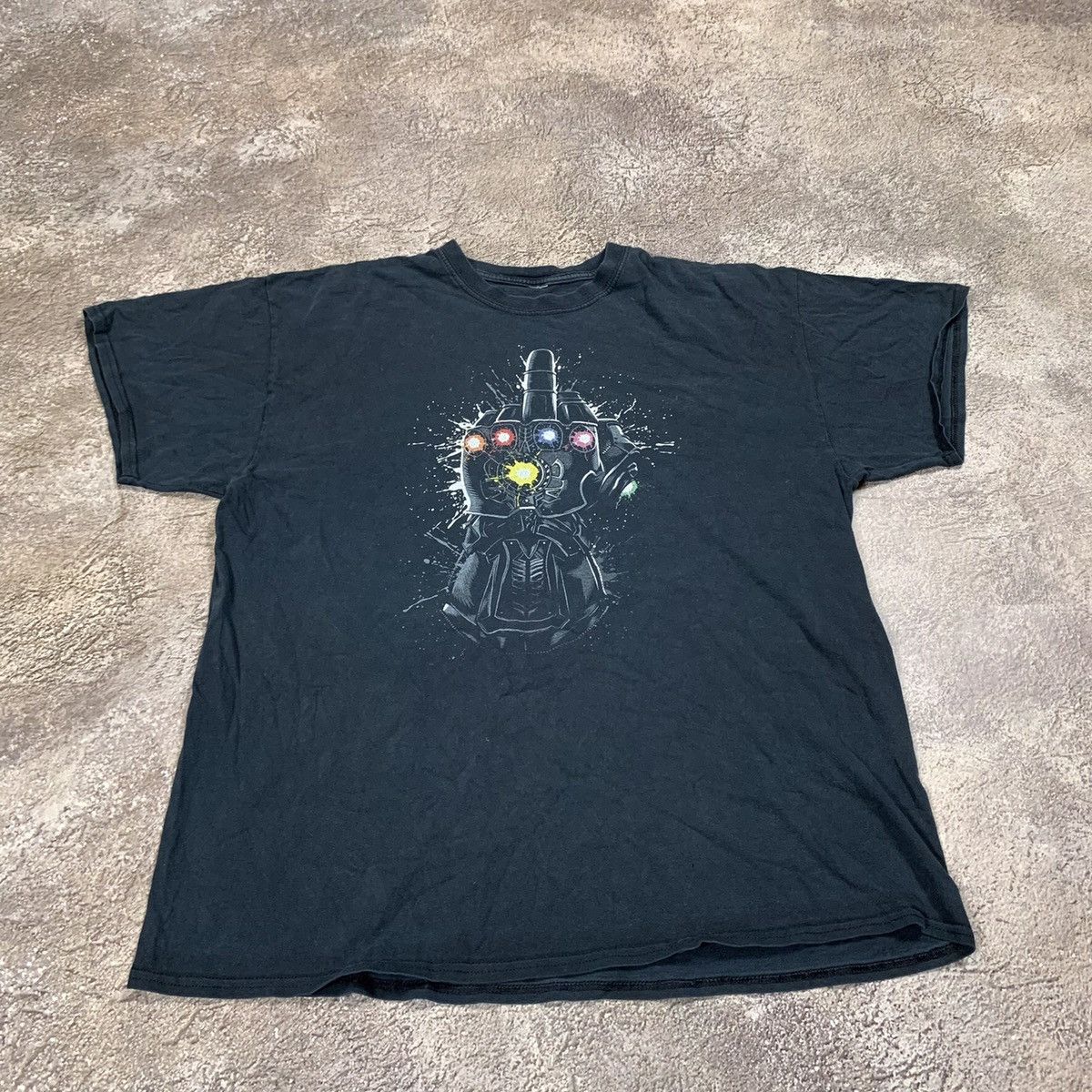 Vintage Vintage 90s Faded Graphic Tee Dark Humor Streetwear Baggy XL Size US XL / EU 56 / 4 - 2 Thumbnail