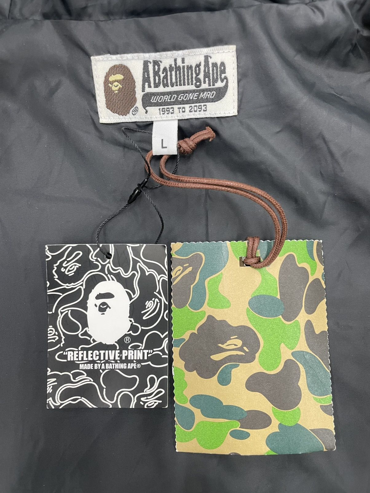 Bape Layered Line Camo Shell Jacket Size US L / EU 52-54 / 3 - 5 Thumbnail
