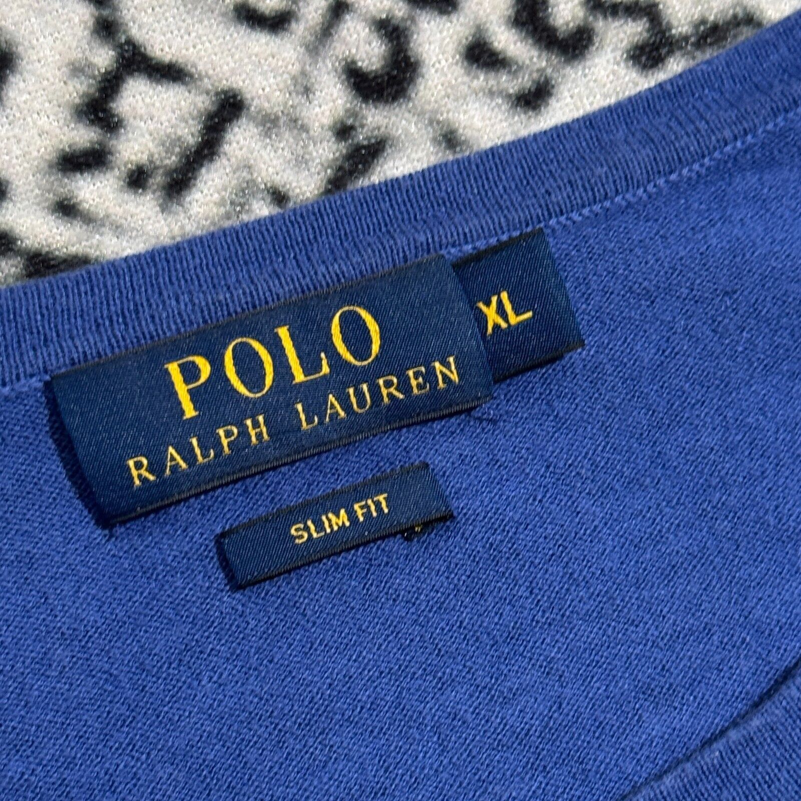 Ralph Lauren × Vintage Vintage Ralph Lauren Blue Cotton Sweater Size XL Boho Y2K Size US XL / EU 56 / 4 - 7 Thumbnail