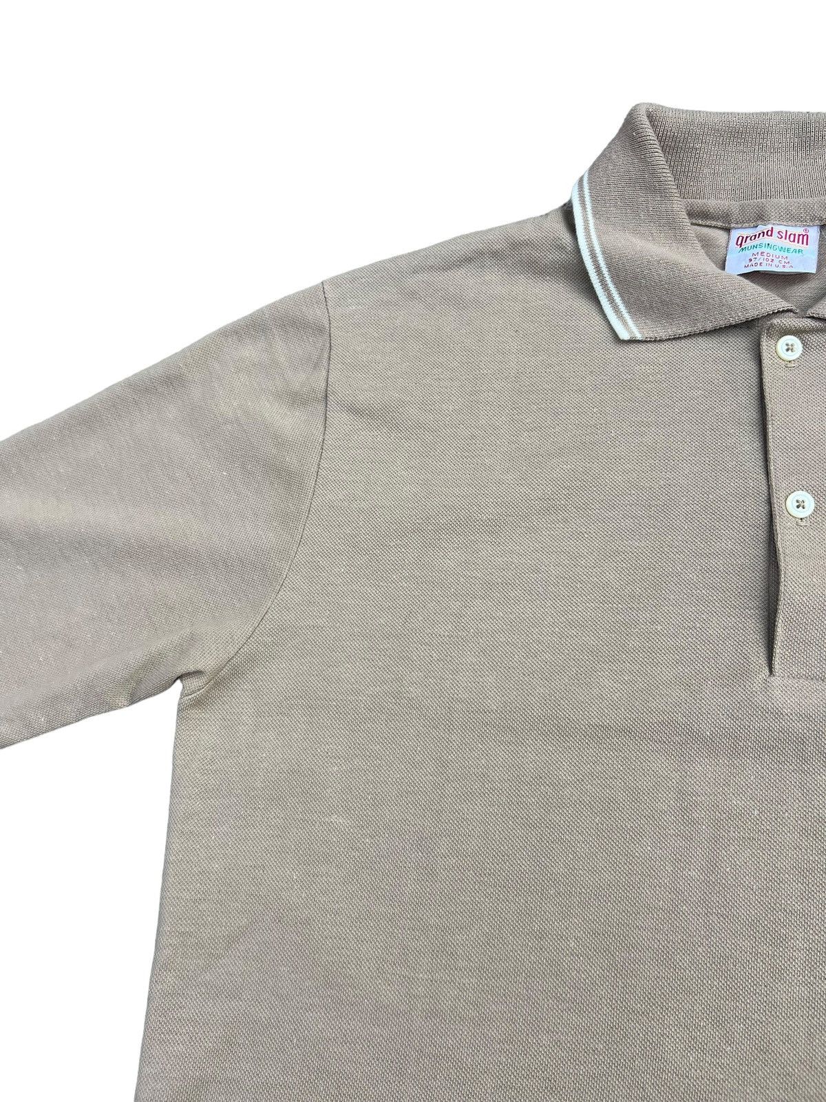 Grand Slam × Vintage Vintage 80s Grand Slam Munsingwear Polo Shirt Size US M / EU 48-50 / 2 - 5 Thumbnail