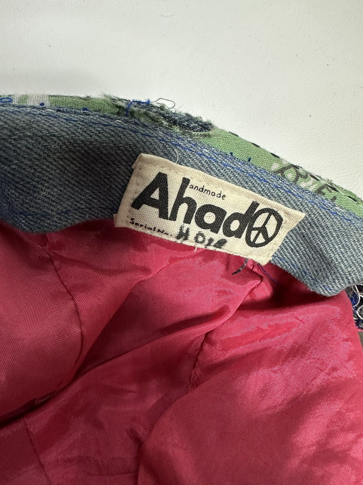 Handmade Custom Distressed Paisley Patchwork Boro Brimless Fisherman Size ONE SIZE - 14 Thumbnail