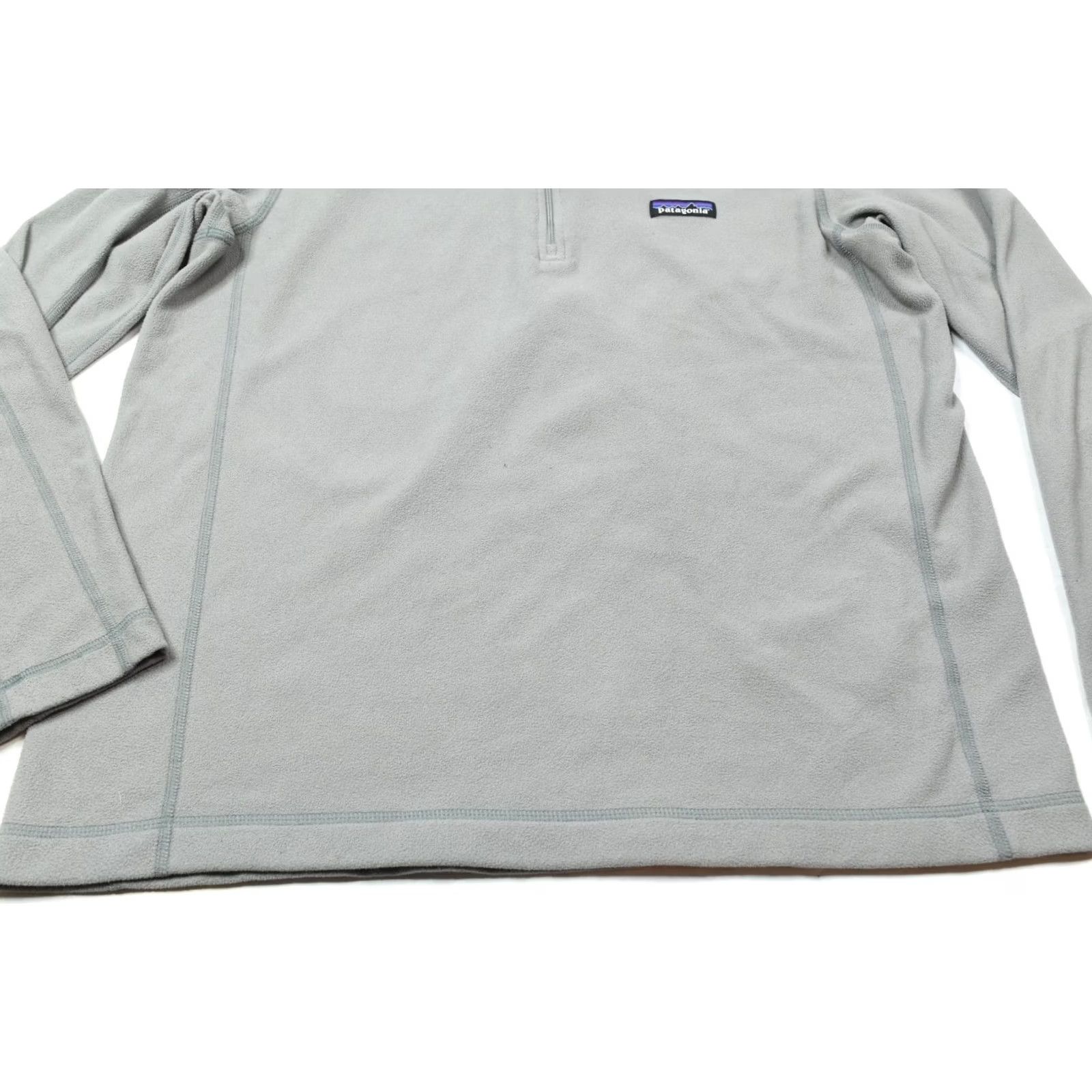 Patagonia Patagonia Micro D 1/4-Zip Fleece Pullover Mens Large Gray Long Sleeve Regular Size US L / EU 52-54 / 3 - 4 Thumbnail