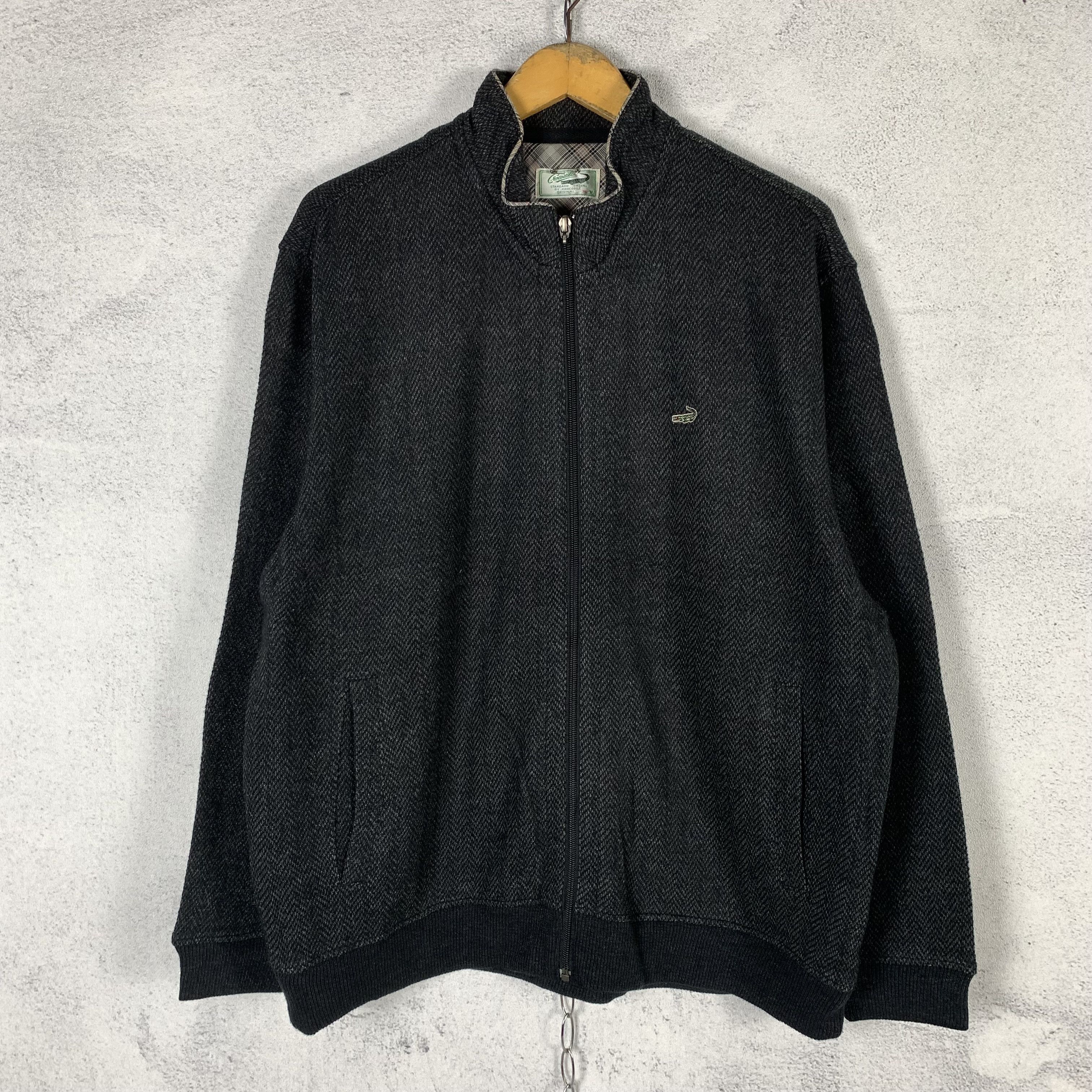 Vintage Vintage 90s Crocodile Zip Up Sweatshirt Crewneck Size US L / EU 52-54 / 3 - 1 Thumbnail