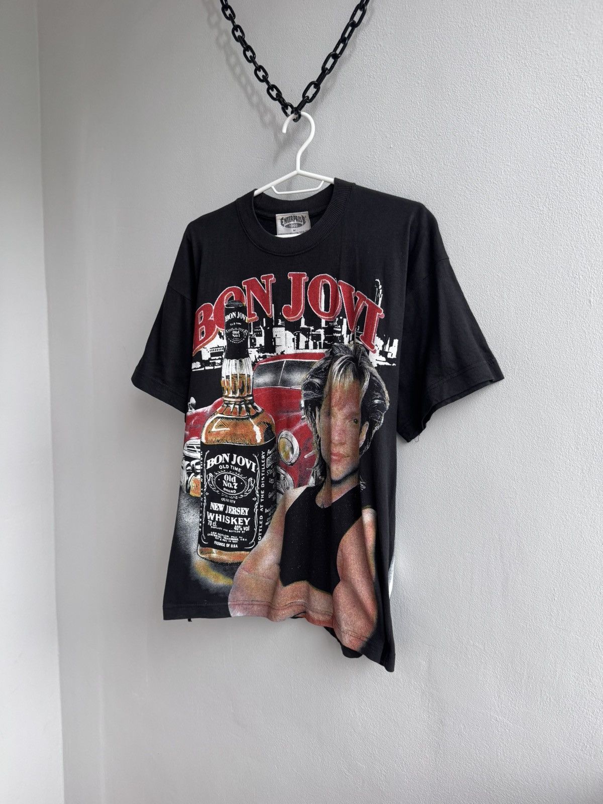Band Tees Bon Jovi 1999 Vintage 90s Overprinted T Shirt Tee Band Tees Size US M / EU 48-50 / 2 - 2 Thumbnail