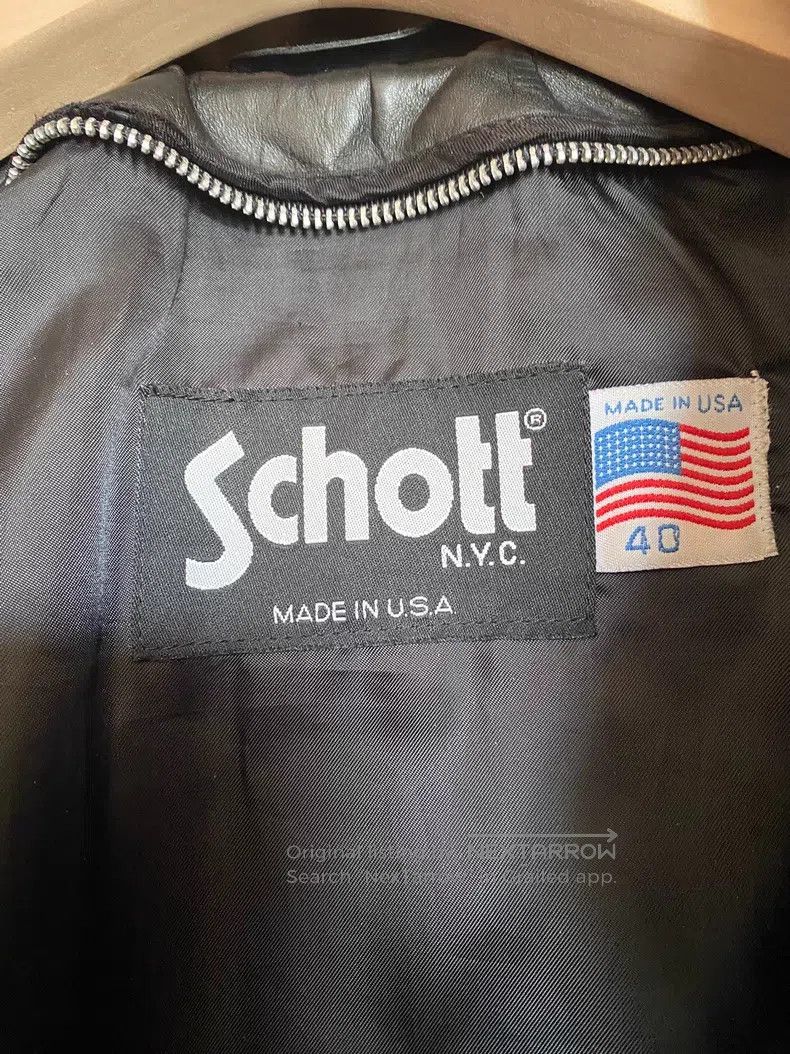 Other NYC 643 American motorcycle leather jacket Size US S / EU 44-46 / 1 - 4 Thumbnail