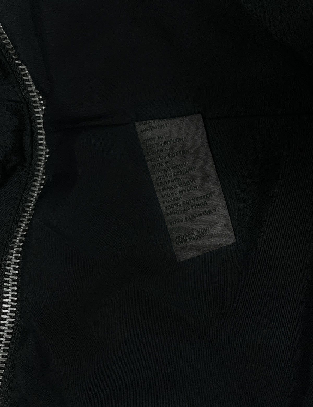 FULL GRAINED LEATHER JACKET RUNWAY PIECE