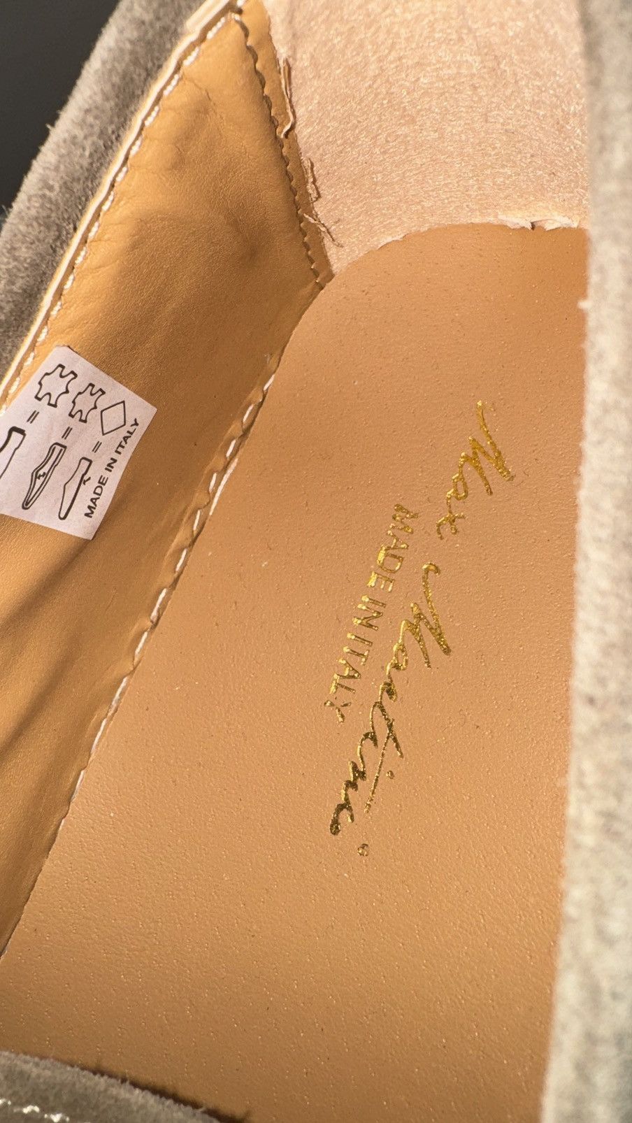 Genuine Leather × Vintage Max Martini Milano loafers leather suede made in Italy Size US 11 / EU 44 - 8 Thumbnail