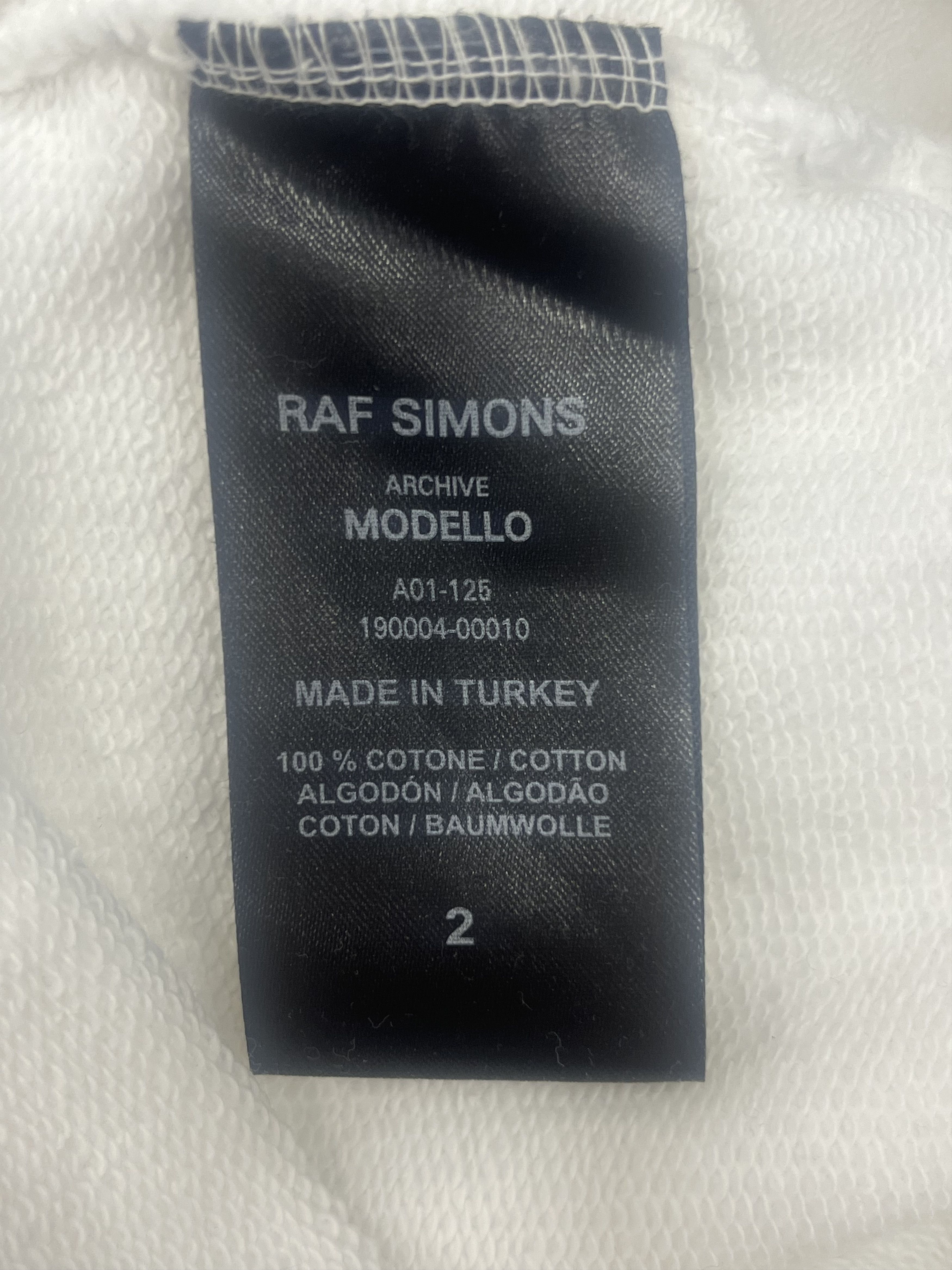 Raf Simons Raf Simons Antwerp Hoodie – Redux – Rare White – Deadstock Size US M / EU 48-50 / 2 - 4 Thumbnail