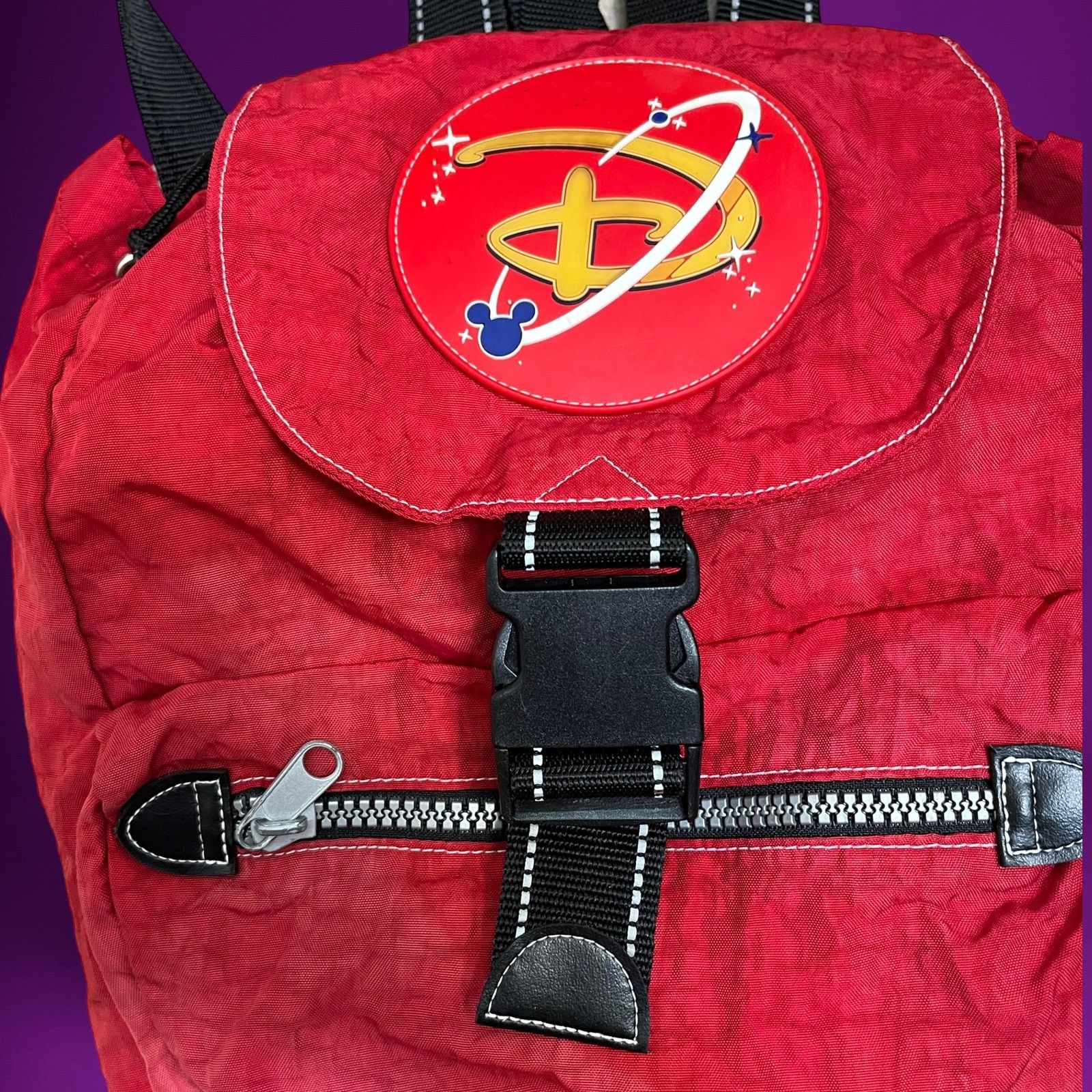 Disney Vintage Disneyland Disney Parks Adjustable Straps Back Pack Size ONE SIZE - 4 Thumbnail