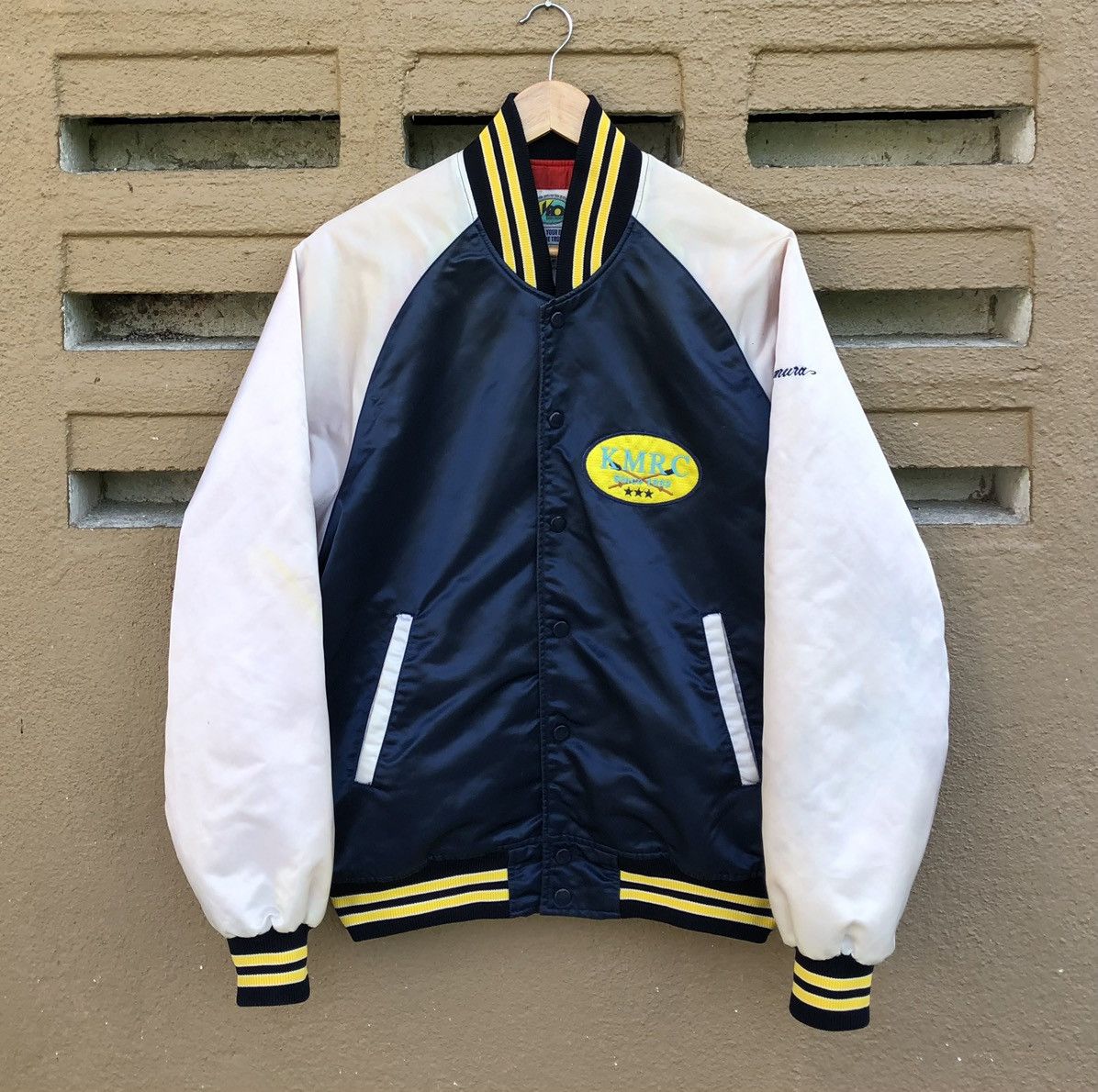 Vintage Vintage KMRC by Eightie’s Varsity Jacket Size US L / EU 52-54 / 3 - 8 Thumbnail