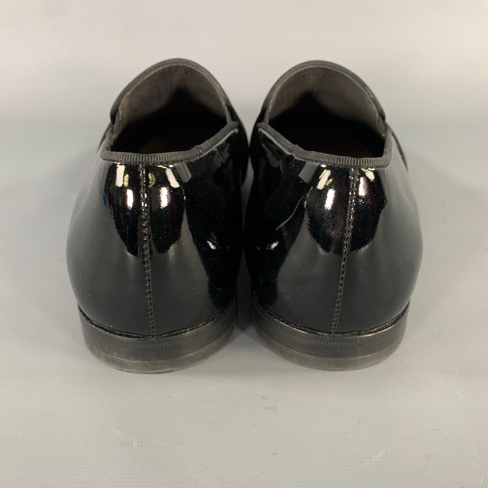 Lanvin LANVIN Size 8 Black Patent Leather Slip On Loafers Size US 8 / EU 41 - 3 Thumbnail