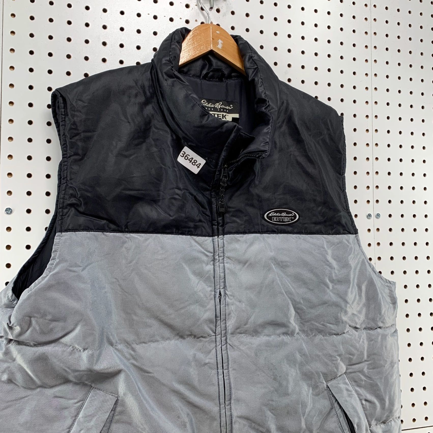 Eddie Bauer Eddie Bauer EBTEK Down Puffer Vest Mens Large Gray Reflective 25.5x29 EBTEK Down Puffer Vest Mens Large Gray Reflective 25.5x29 Size US L / EU 52-54 / 3 - 4 Thumbnail