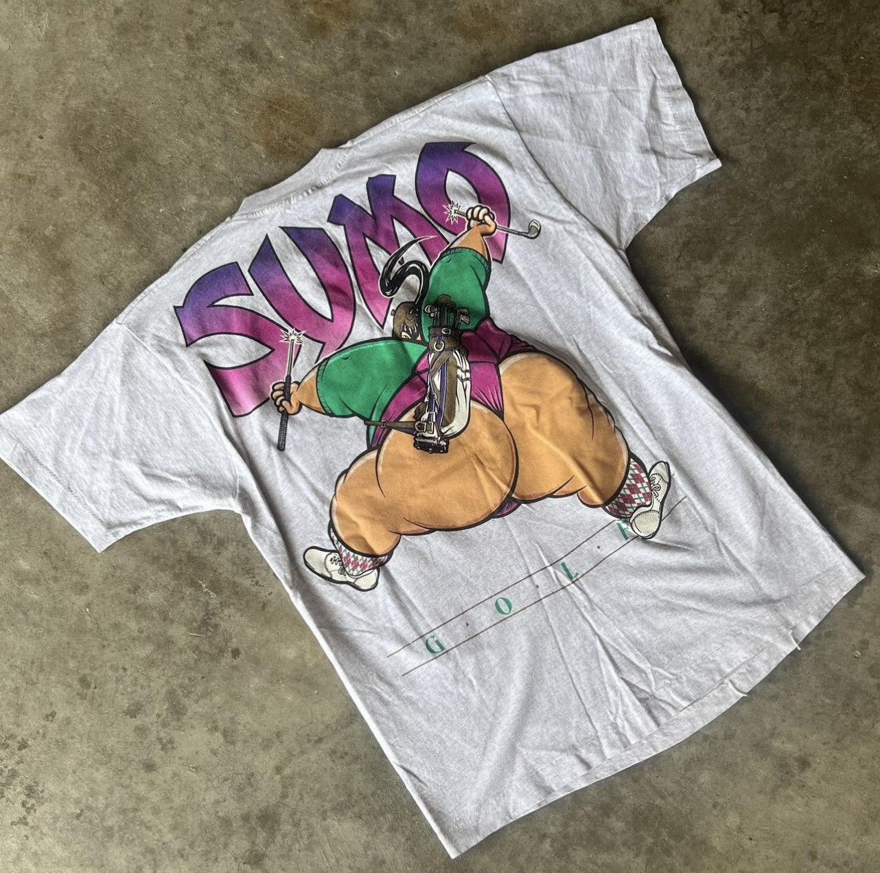 Nike × Vintage Sumo x Golf T Shirt Size Large Size US L / EU 52-54 / 3 - 4 Thumbnail