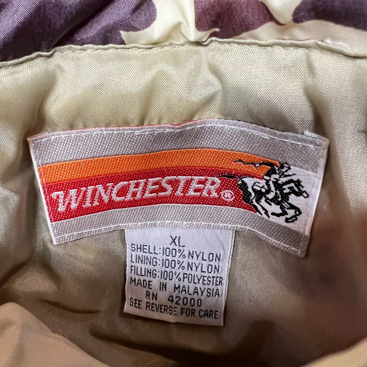 Vintage × Winchester Winchester Vest Duck Camo Reversible Blaze Orange Hunting Size US XL / EU 56 / 4 - 3 Thumbnail