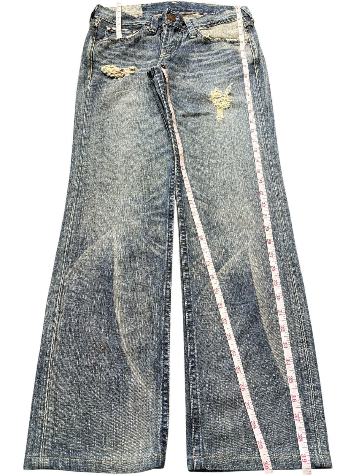 Levi's Vintage 90s Levis 903 Rusty Wash Distressed Jeans Size 30" / US 8 / IT 44 - 7 Thumbnail