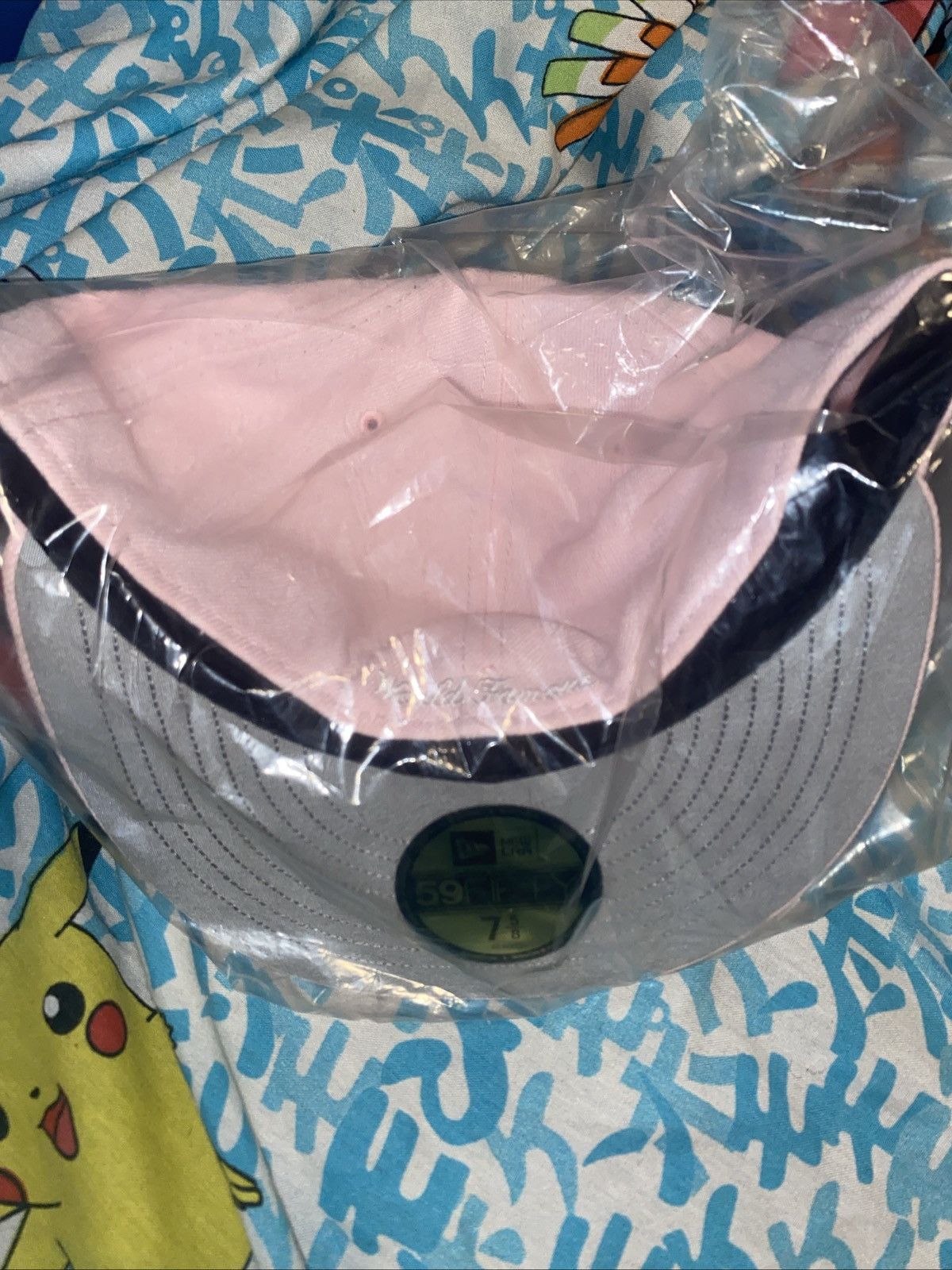 New Era × Supreme Supreme Bones Box Logo New Era 59Fifty Cap Pink Size 7 5/8 Size ONE SIZE - 6 Thumbnail