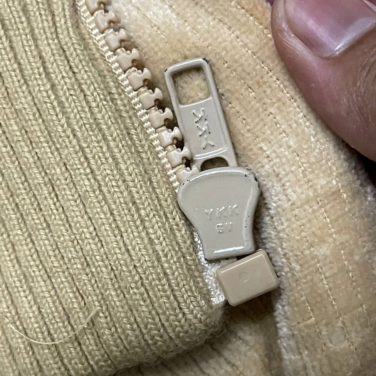 Adidas Vintage Adidas Trefoil Corduroy Zipper Jacket High Neck Size US M / EU 48-50 / 2 - 12 Thumbnail