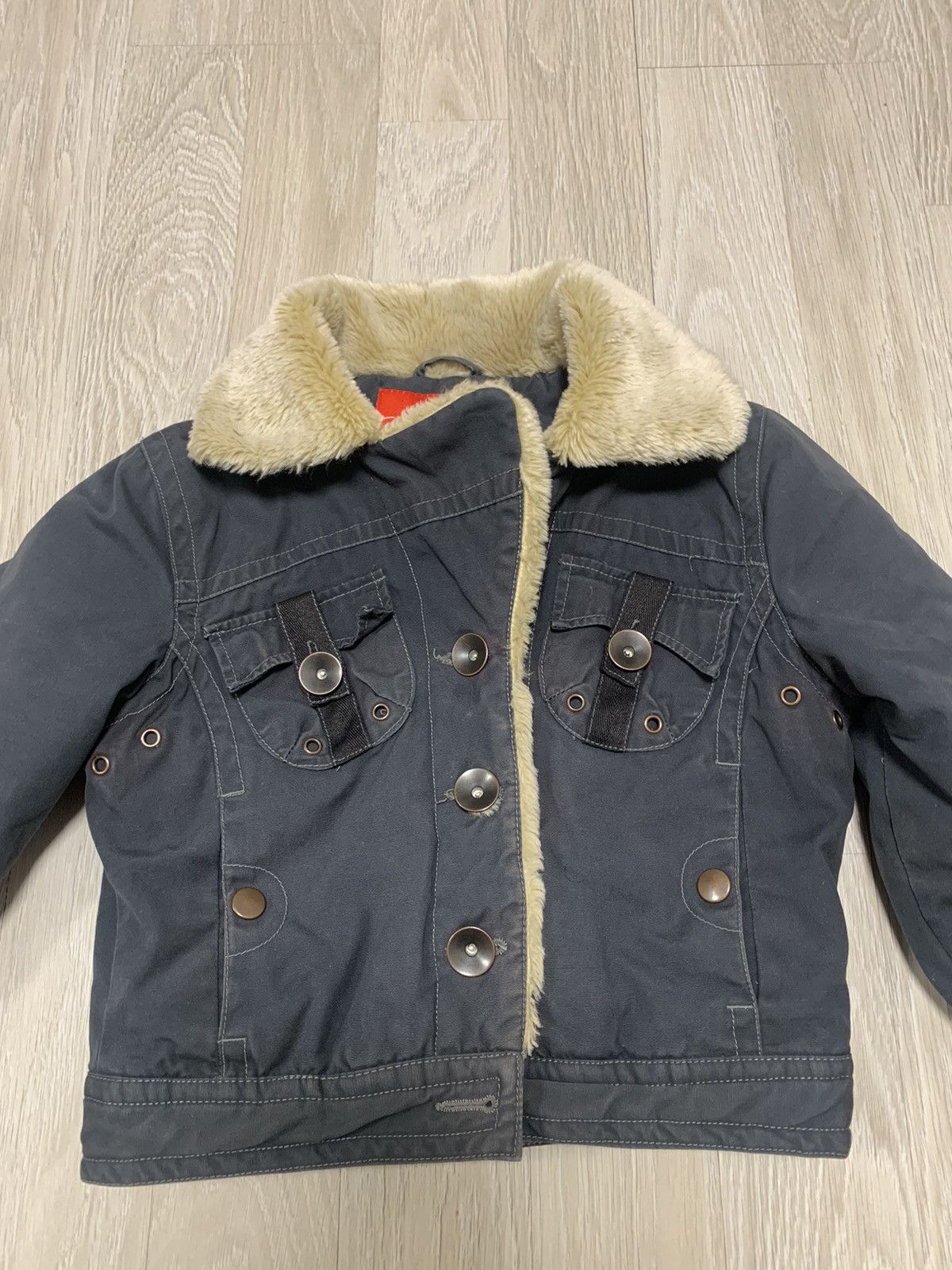 If Six Was Nine × Japanese Brand × Vintage Cropped vintage faux fur jacket, y2k, avantgarde style Size S / US 4 / IT 40 - 11 Thumbnail